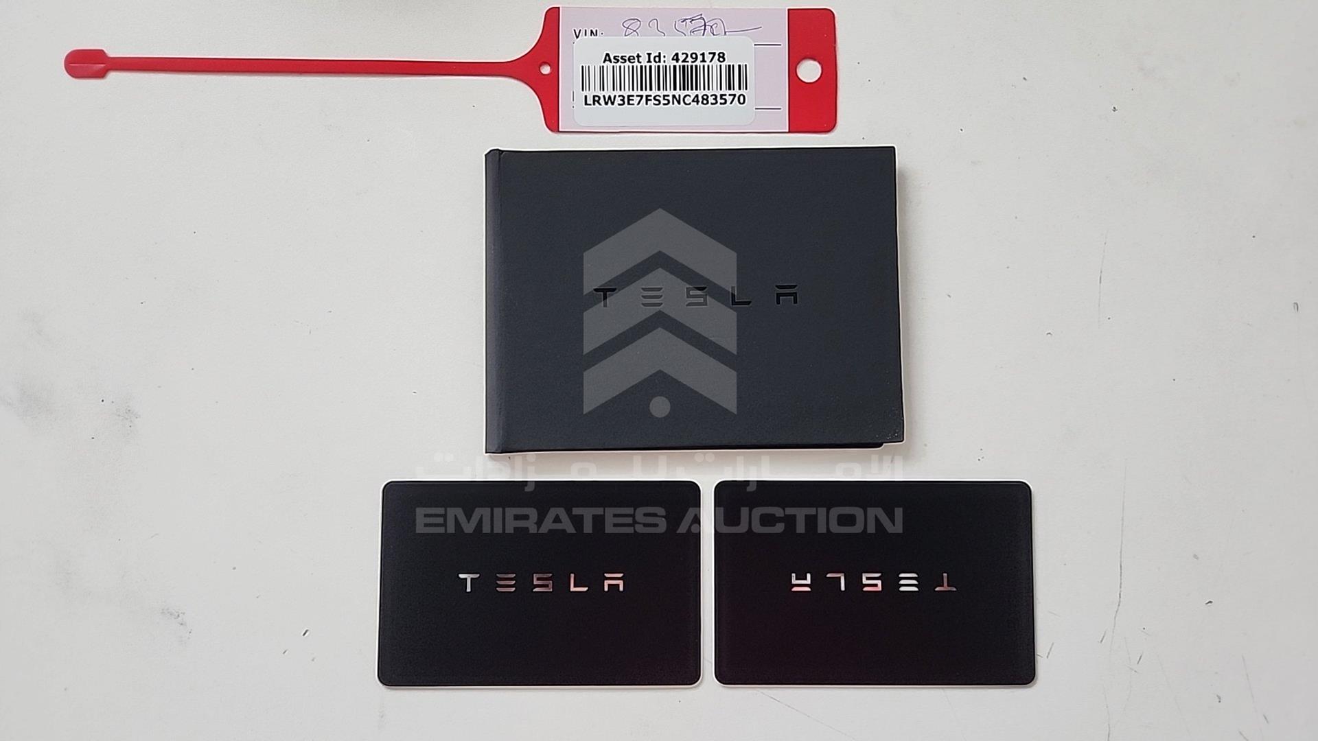 2022 TESLA MODEL 3 VIN: LRW3E7FS5NC483570