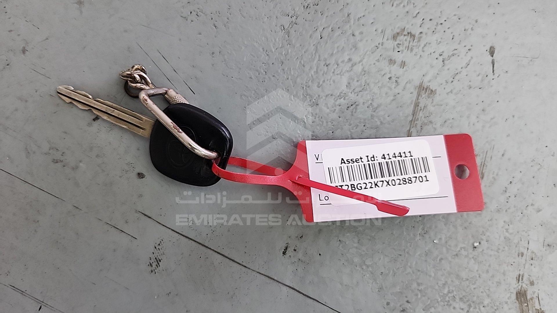 1999 TOYOTA CAMRY VIN: JT2BG22K7X0288701