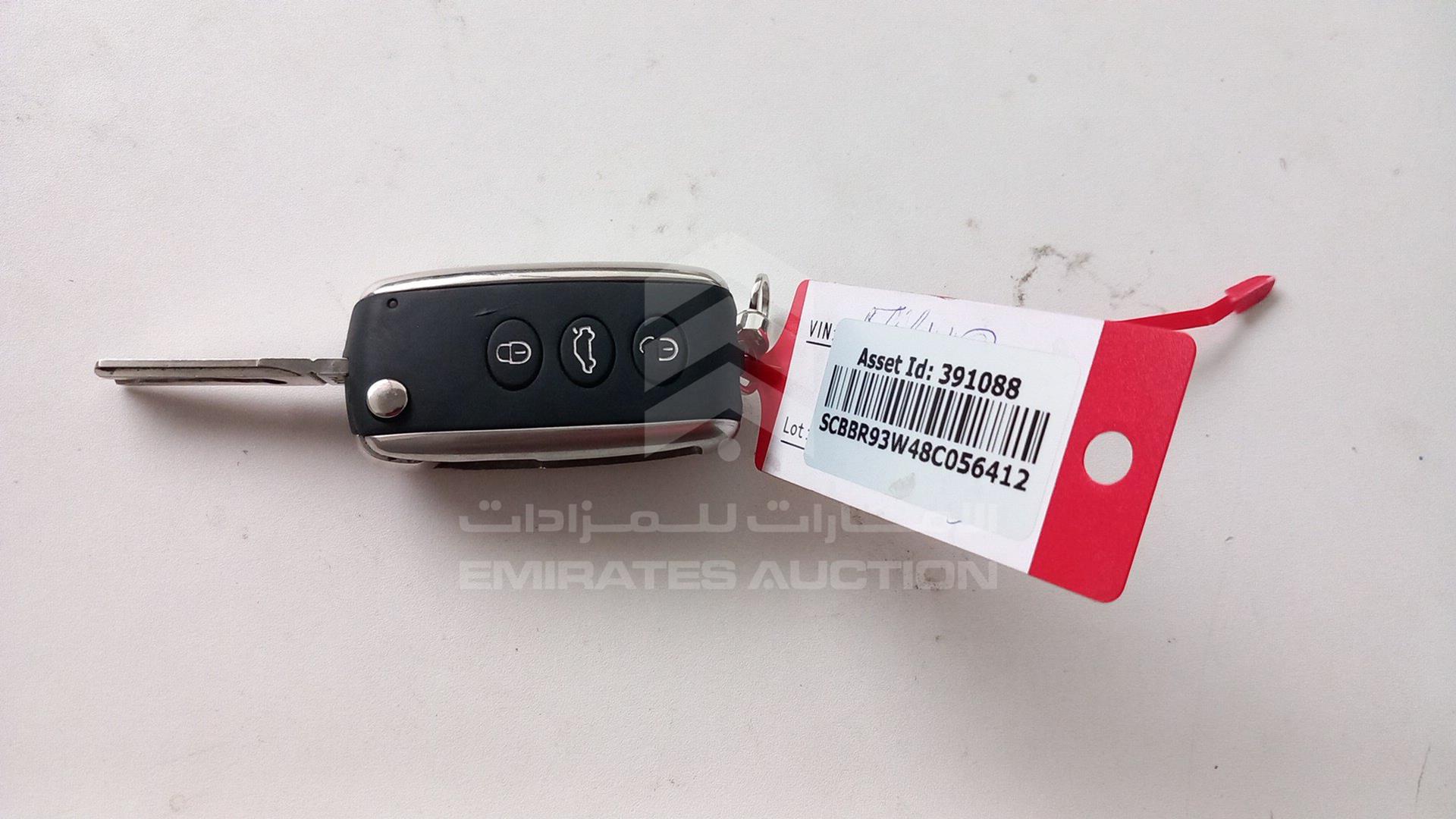 2008 BENTLEY CONTINENTAL VIN: SCBBR93W48C056412
