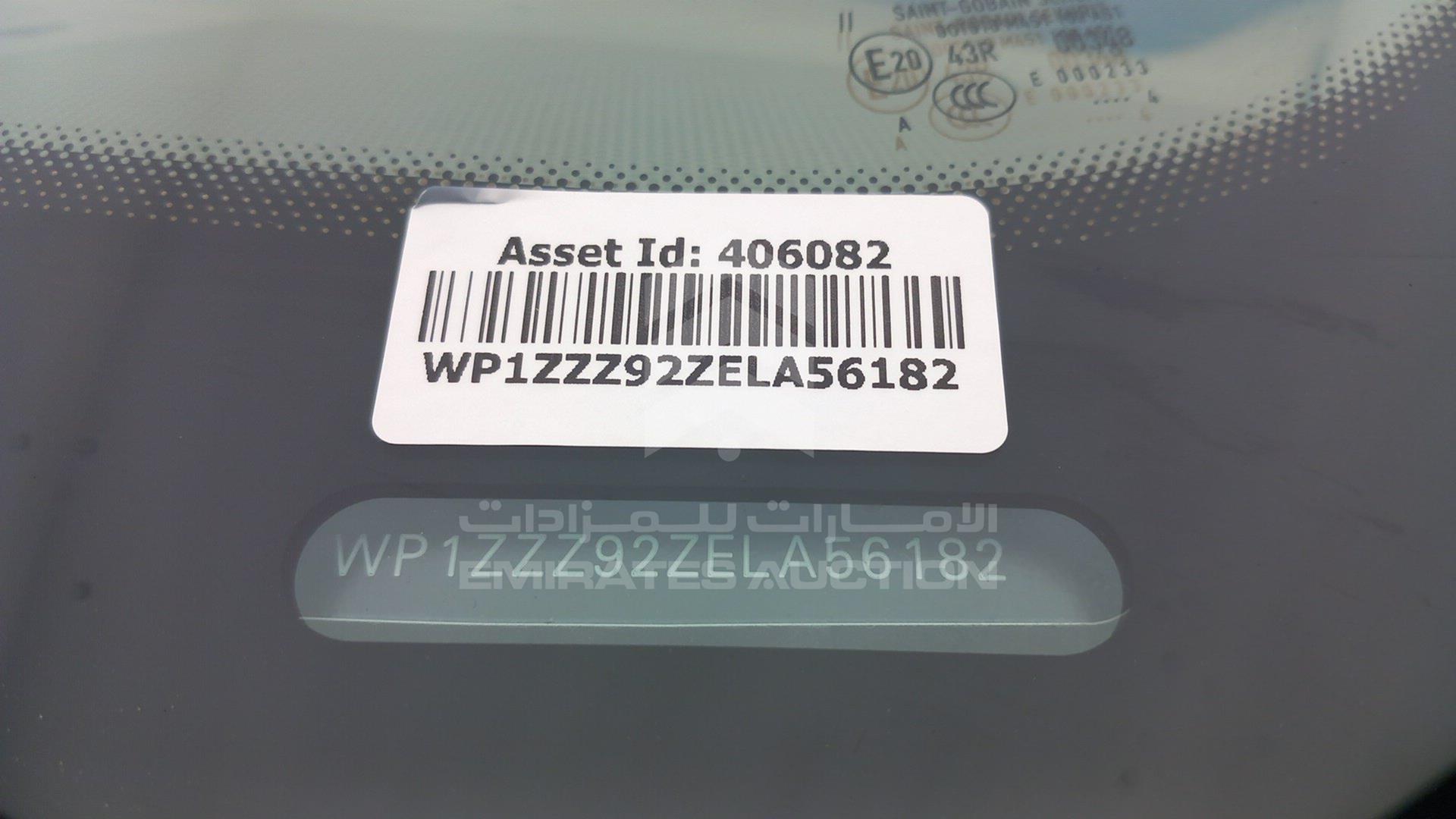 2014 PORSCHE CAYENNE VIN: WP1ZZZ92ZELA56182