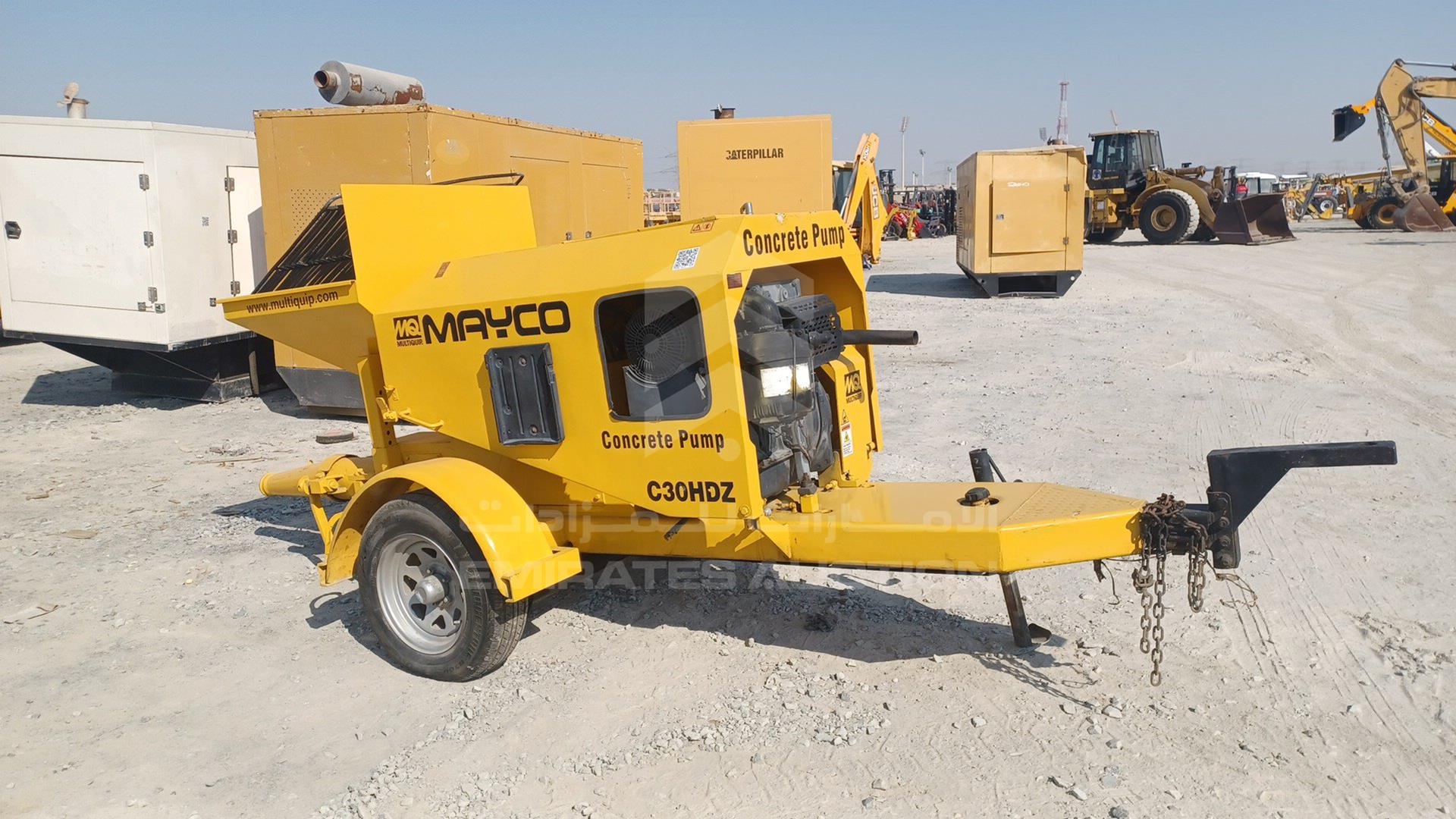 2011 UNDEFINED CONCRETE PUMP VIN: 240718