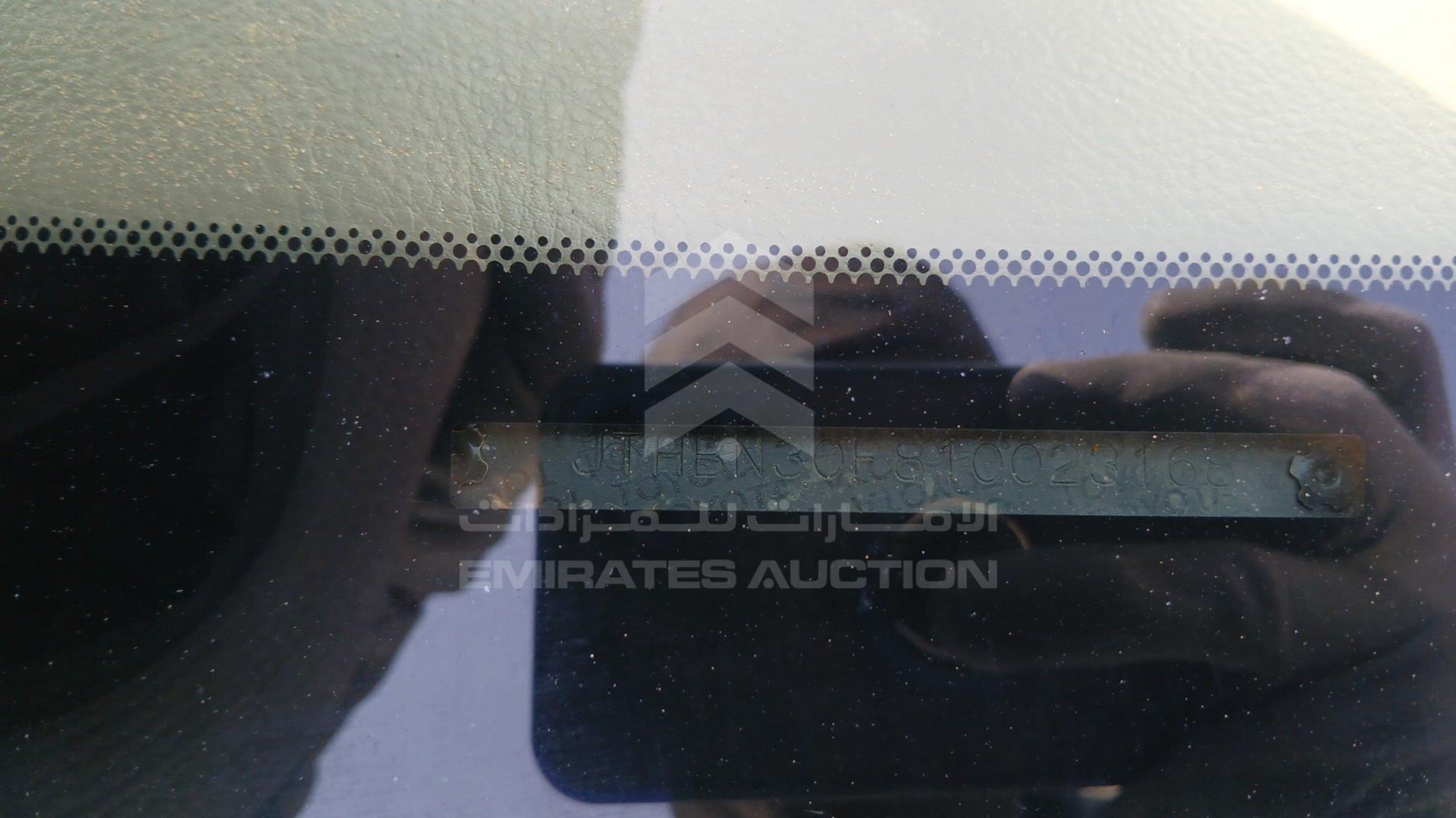 2001 LEXUS LS 430 VIN: JTHBN30F810023168
