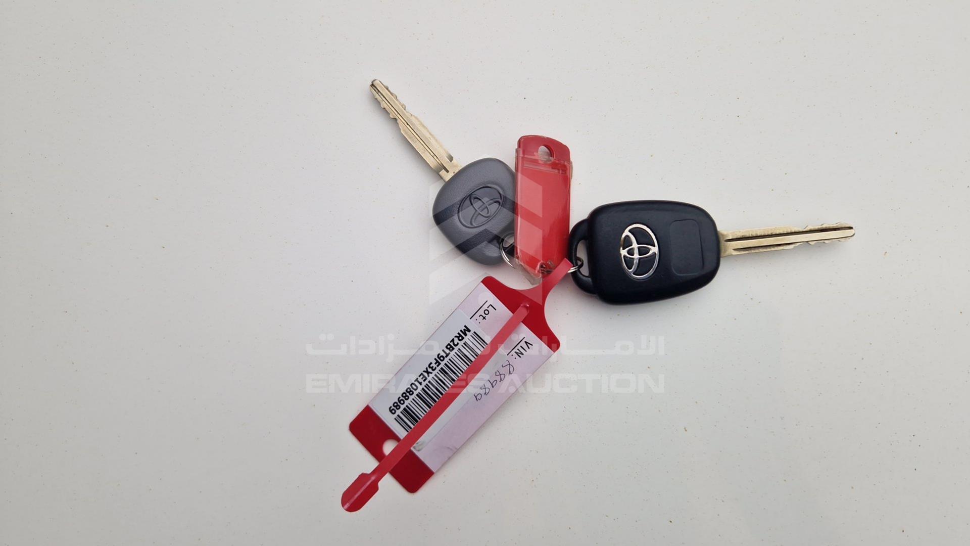 2014 TOYOTA YARIS VIN: MR2BT9F3XE1088989