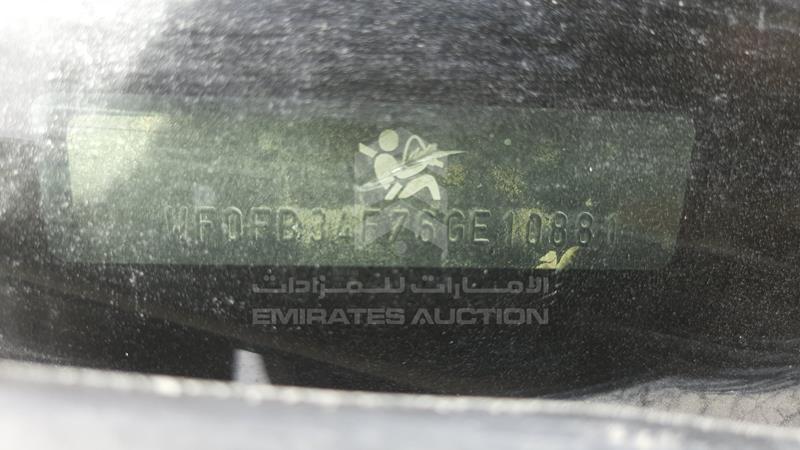 VIN: WF0FB34F76GE10881 Auction: EmiratesAuction Lot: 343815 WF0FB34F76GE10881 Ford Mondeo 2006 BLUE Photo 9