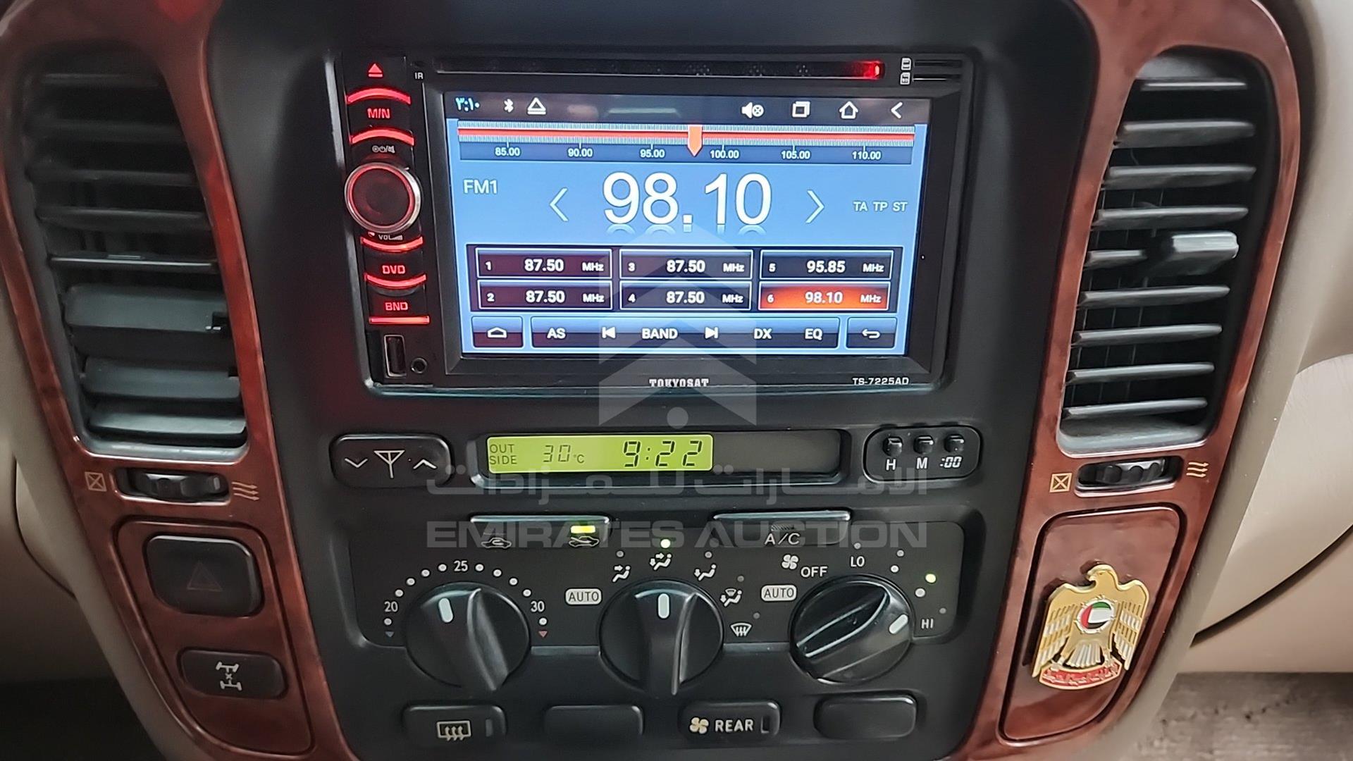 2001 TOYOTA LAND CRUISER VIN: JTEHT05J012009553