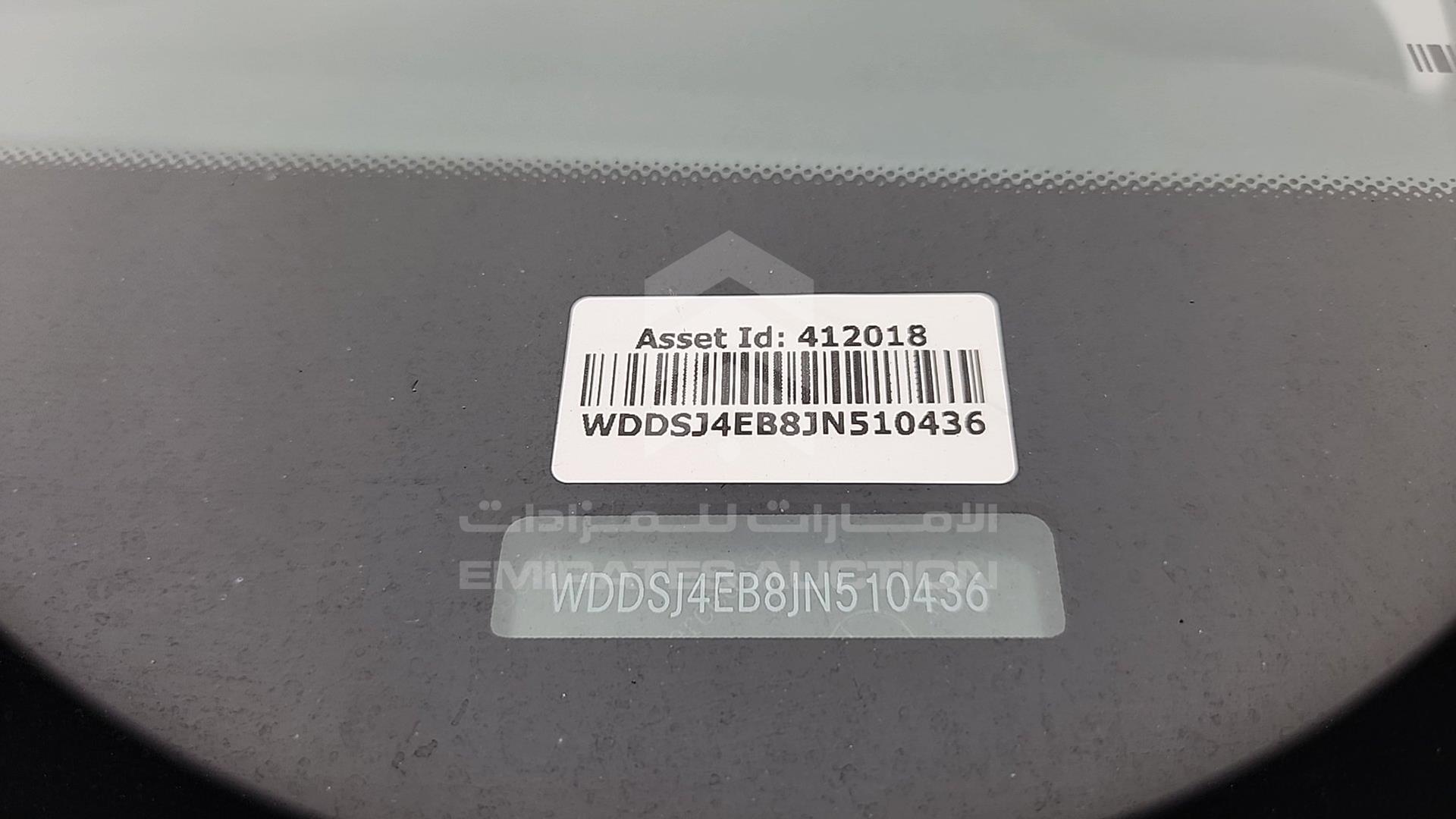 2018 MERCEDES CLA 250 VIN: WDDSJ4EB8JN510436