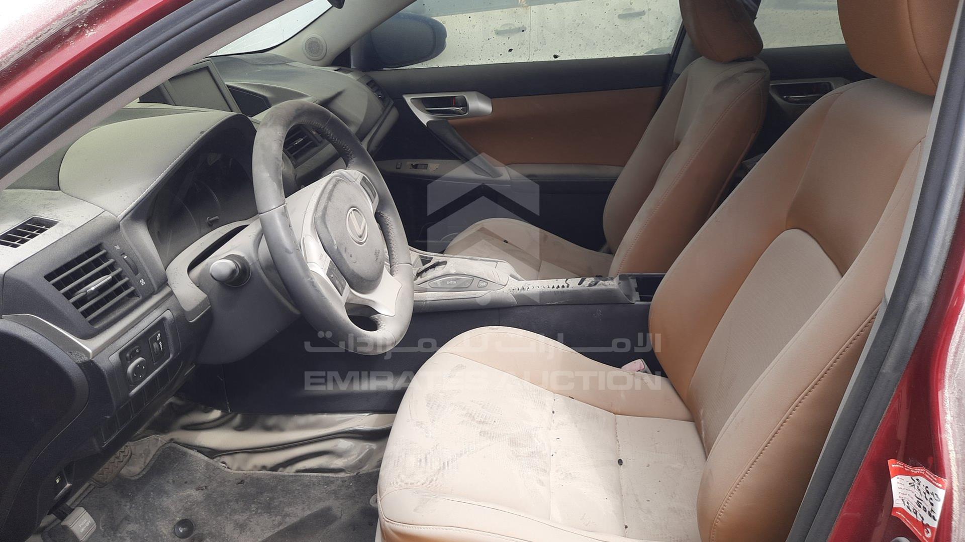 2012 LEXUS CT 200 H VIN: JTHKD5BH8C2089515