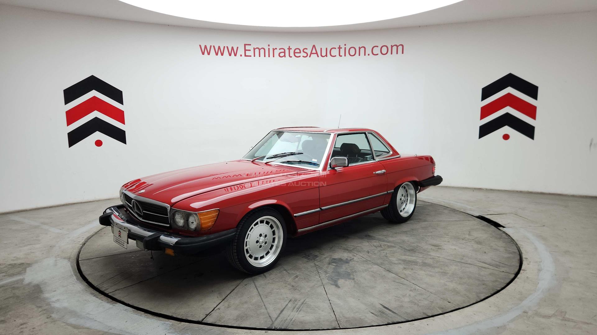 1984 MERCEDES SL 380 VIN: WDB1070451A002095