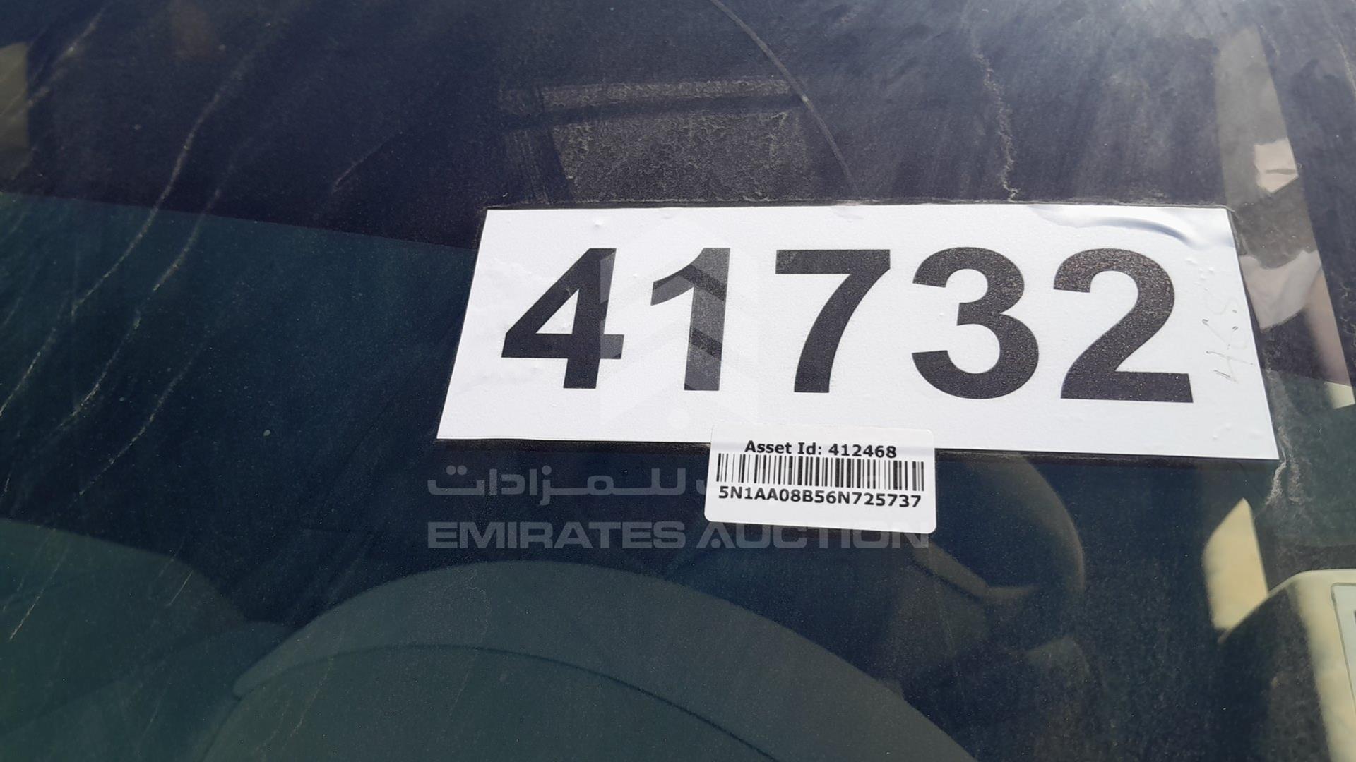 2006 NISSAN ARMADA VIN: 5N1AA08B56N725737
