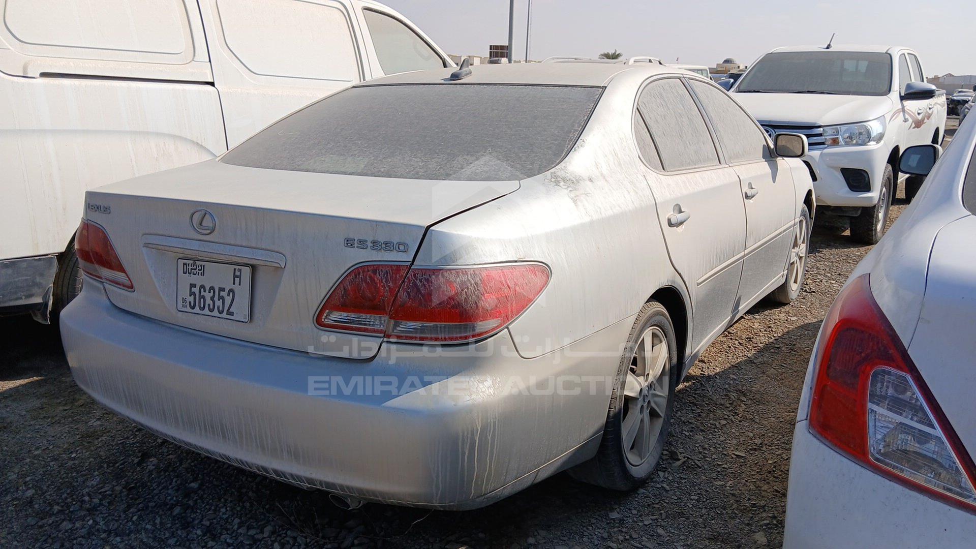 2005 LEXUS ES 330 VIN: JTHBA30GX65151698