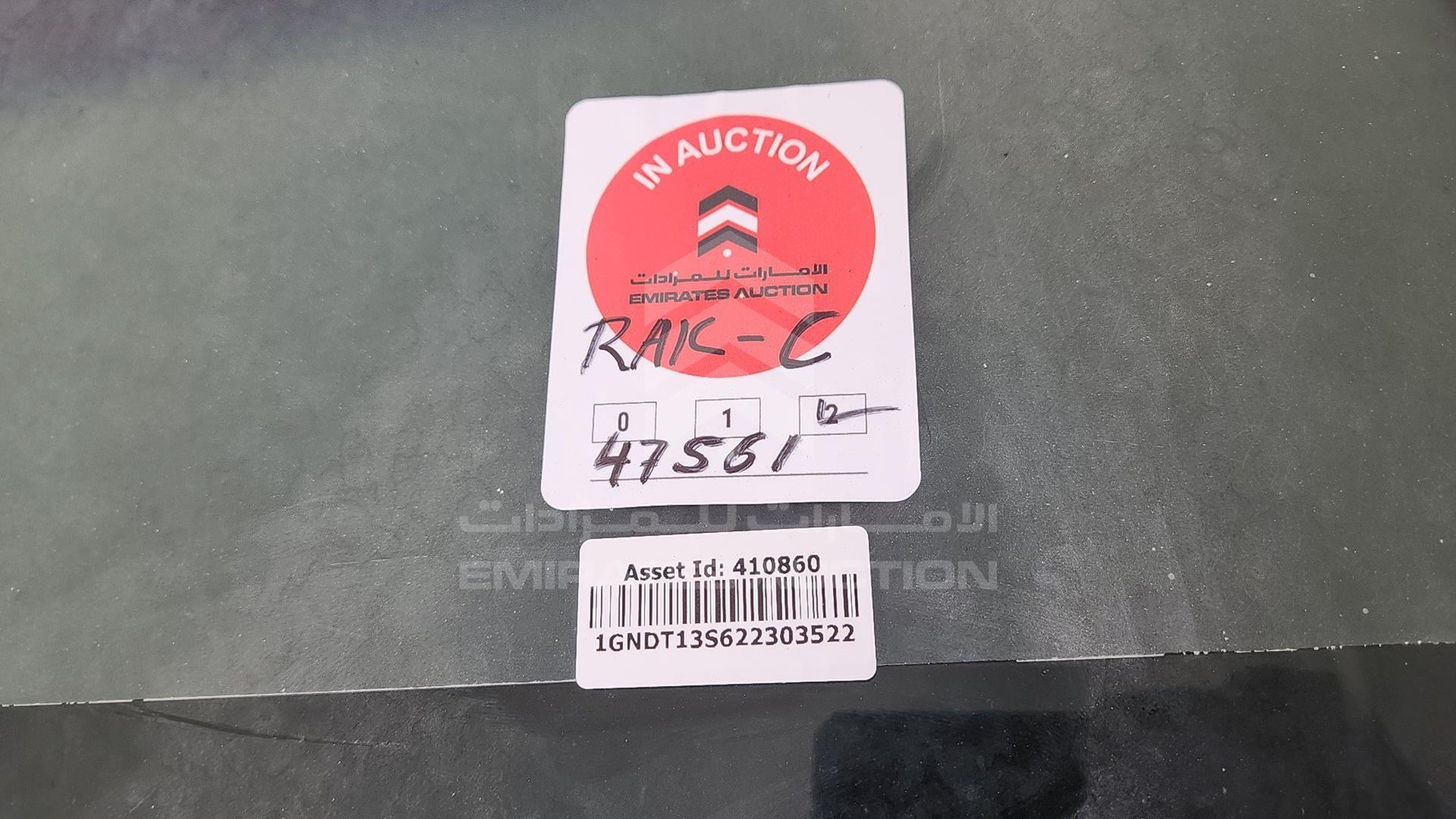 2002 CHEVROLET TRAILBLAZER VIN: 1GNDT13S622303522