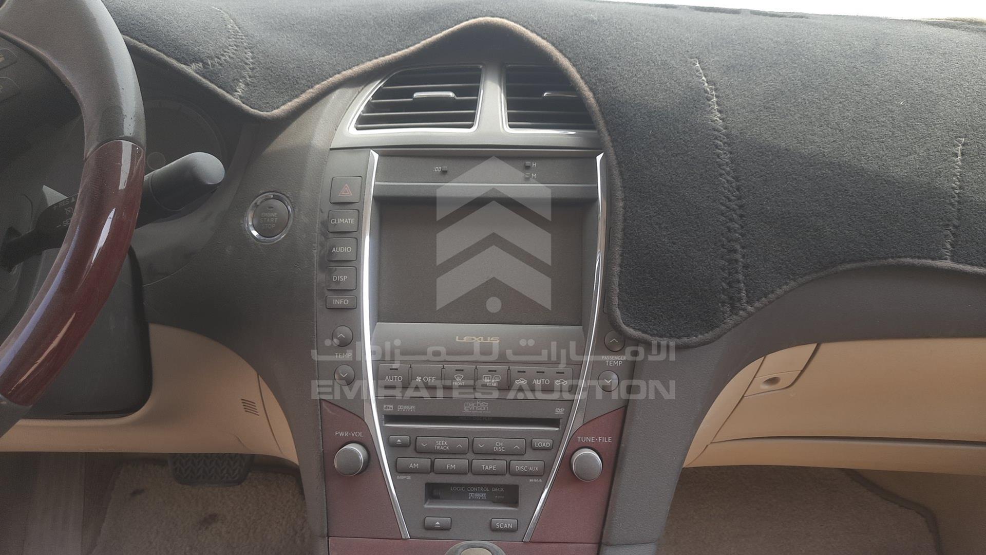 2009 LEXUS ES 350 VIN: JTHBJ46G692275812