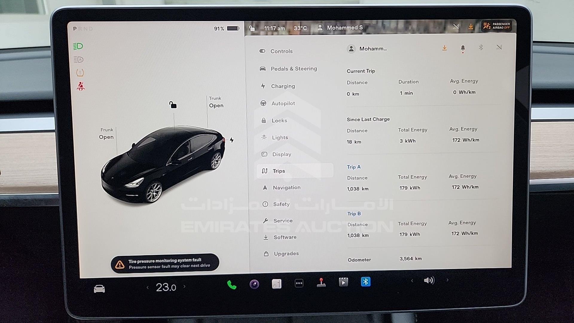 2023 TESLA MODEL 3 VIN: 5YJ3E1EA0PF435540