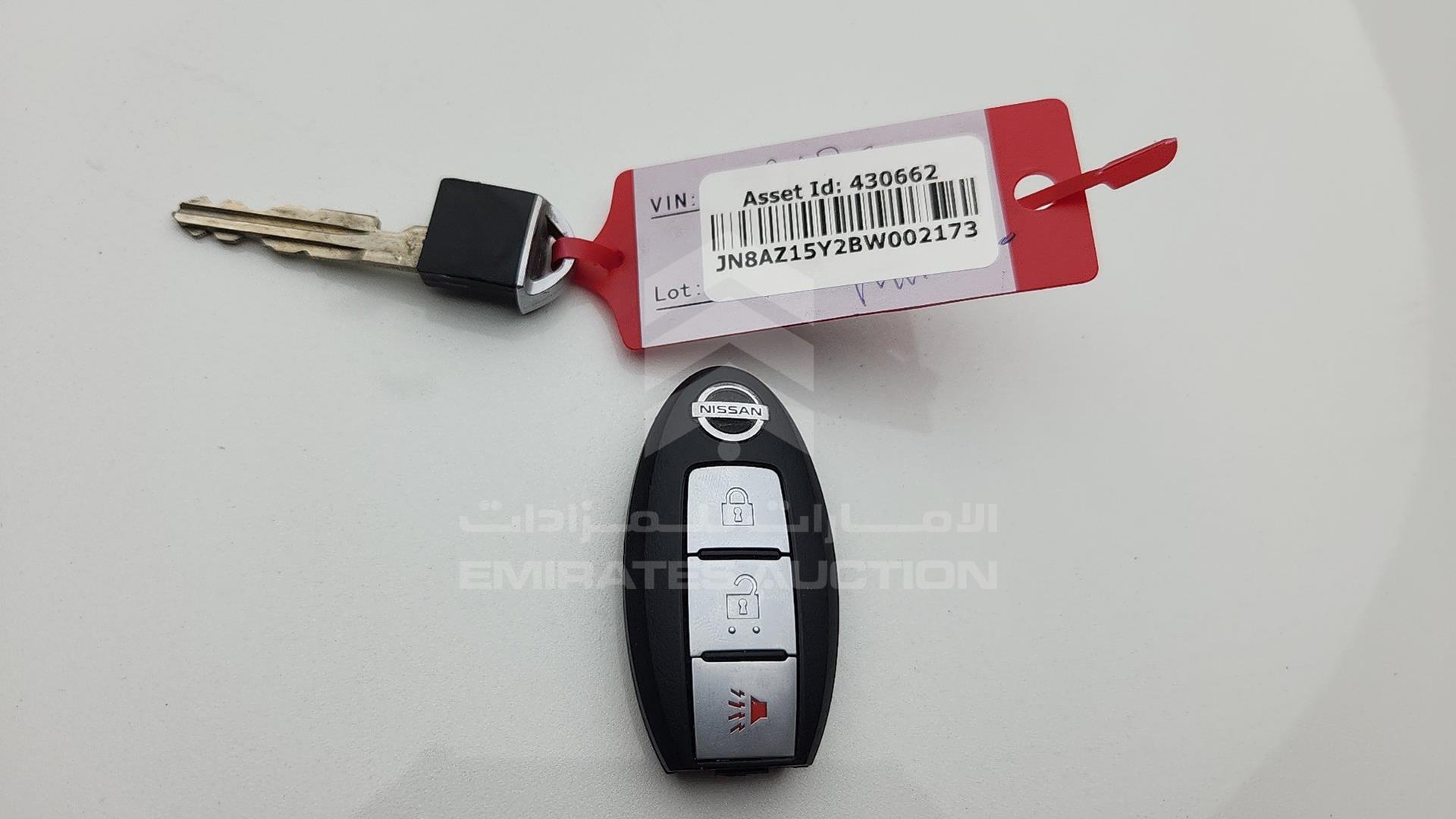 2011 NISSAN MURANO VIN: JN8AZ15Y2BW002173
