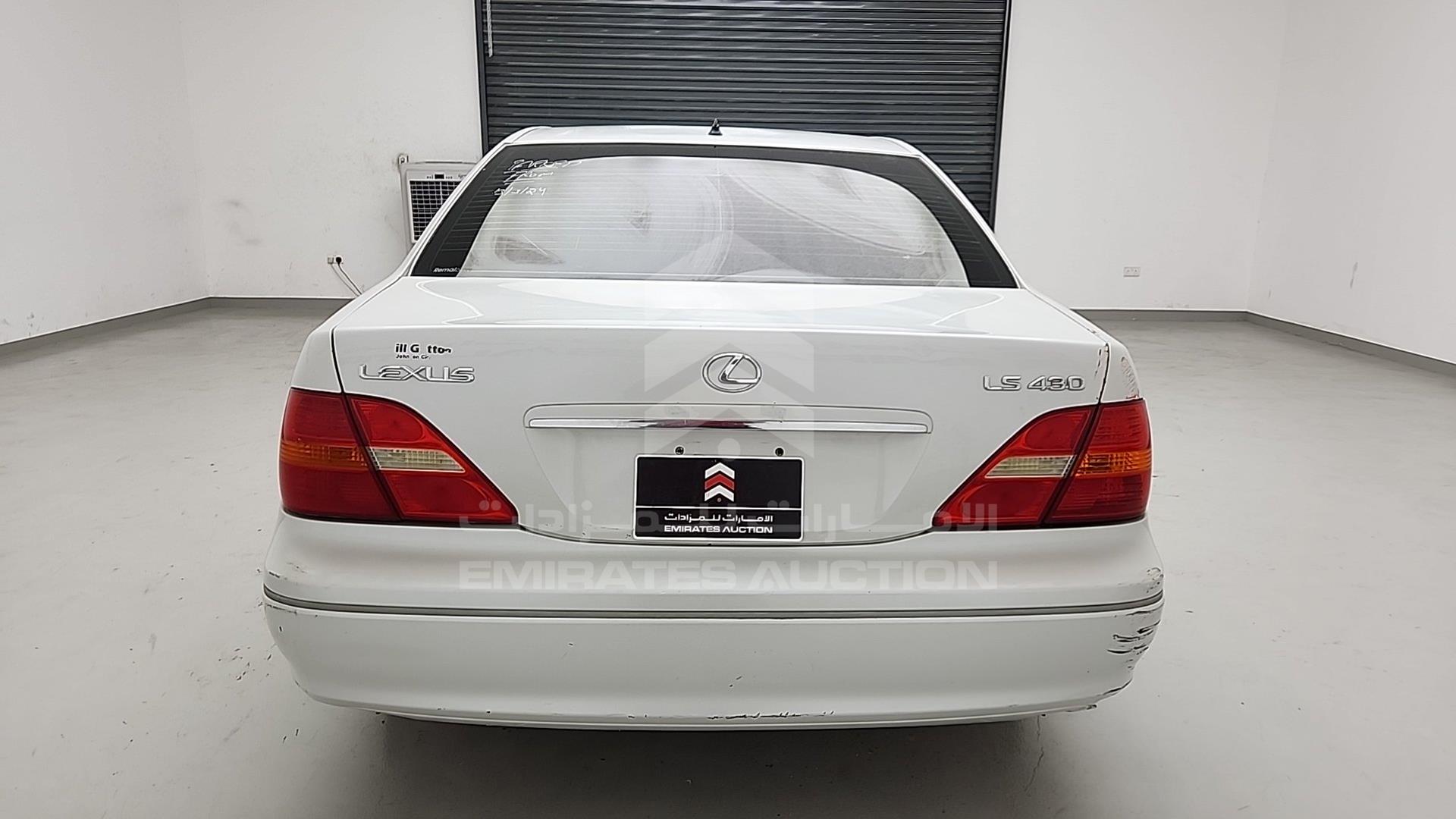 2003 LEXUS LS 430 VIN: JTHBN30F730106030