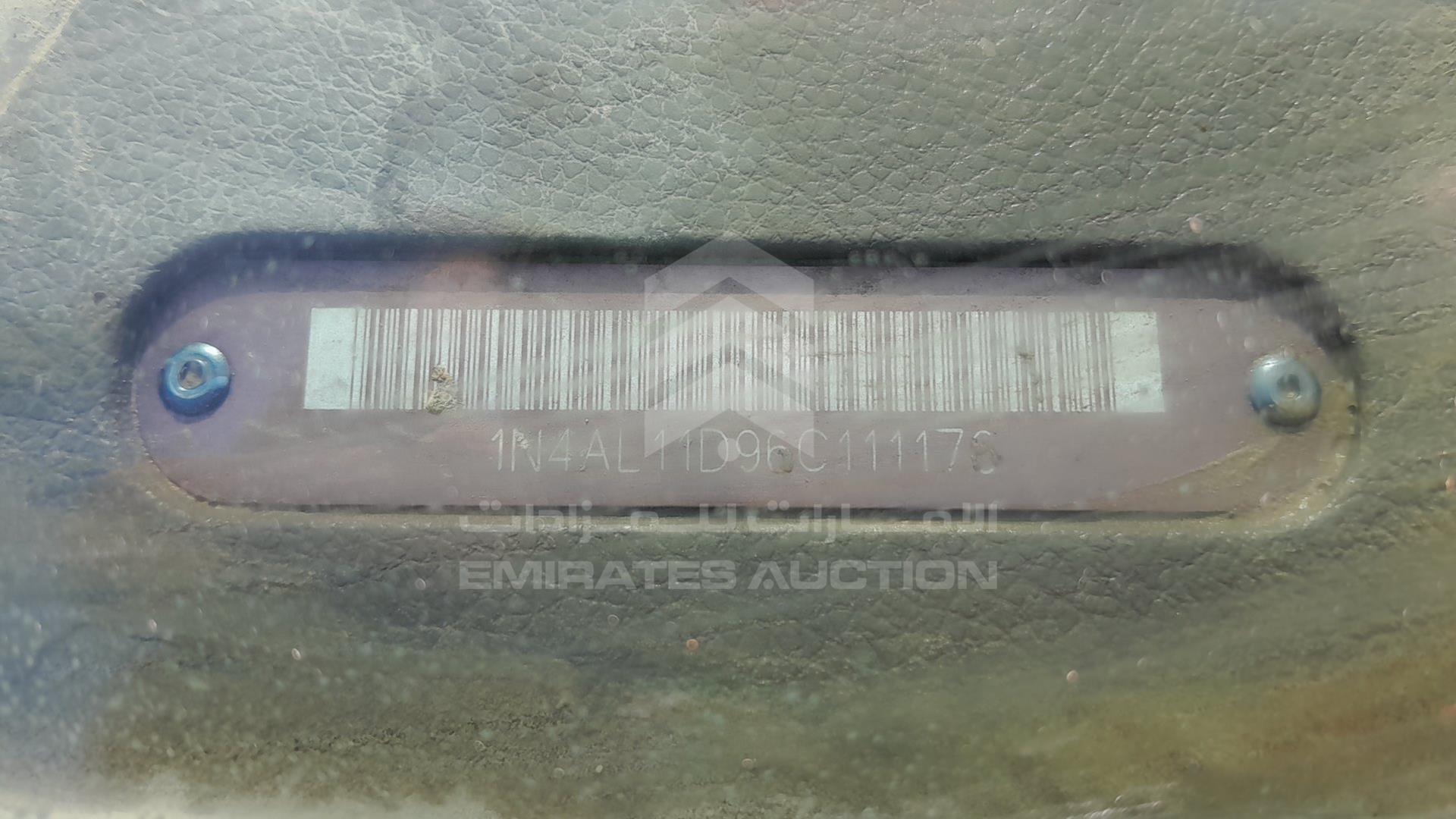 2006 NISSAN ALTIMA VIN: 1N4AL11D96C111176