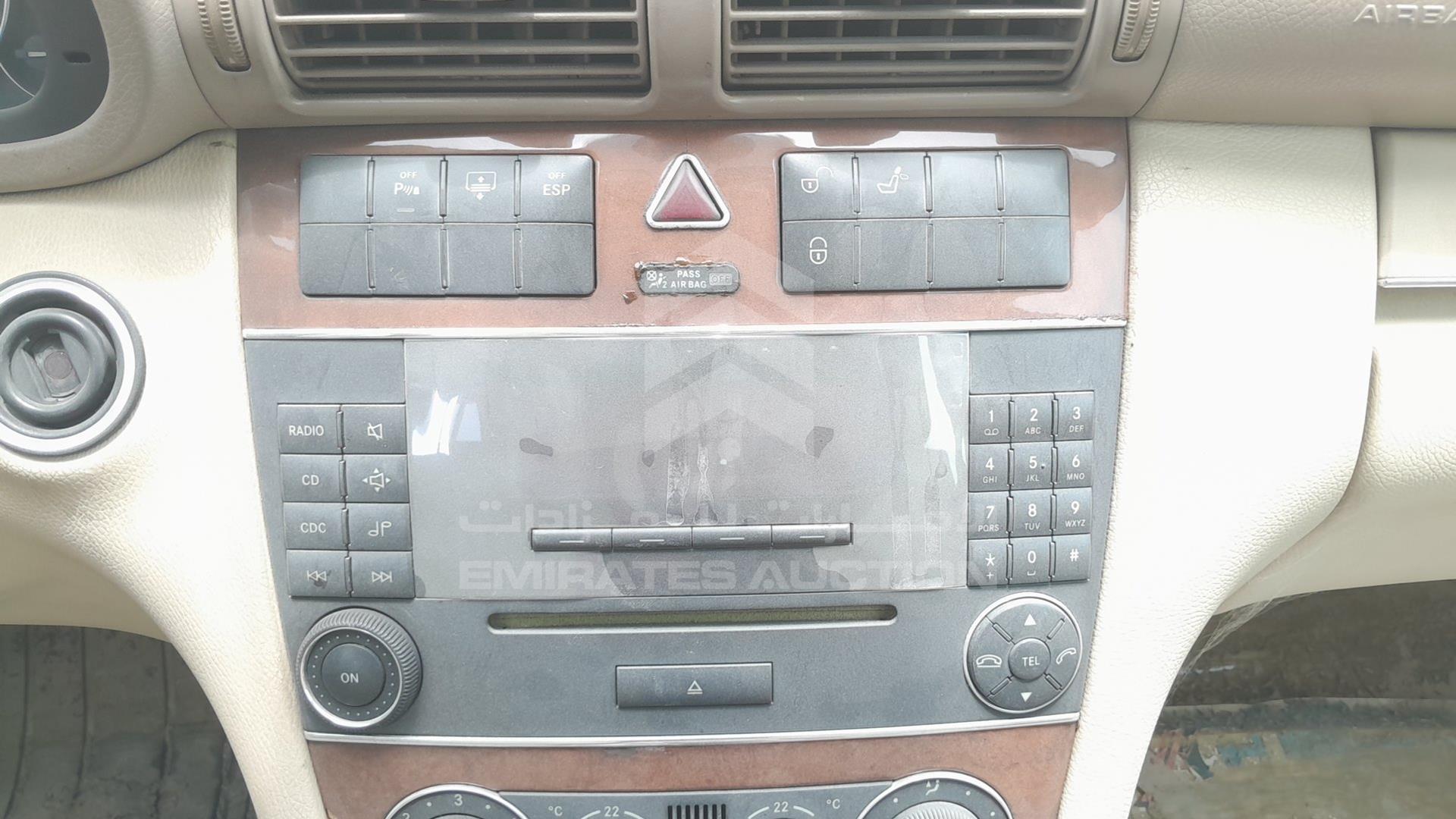 2007 MERCEDES C 230 VIN: WDBRF52H87F868453