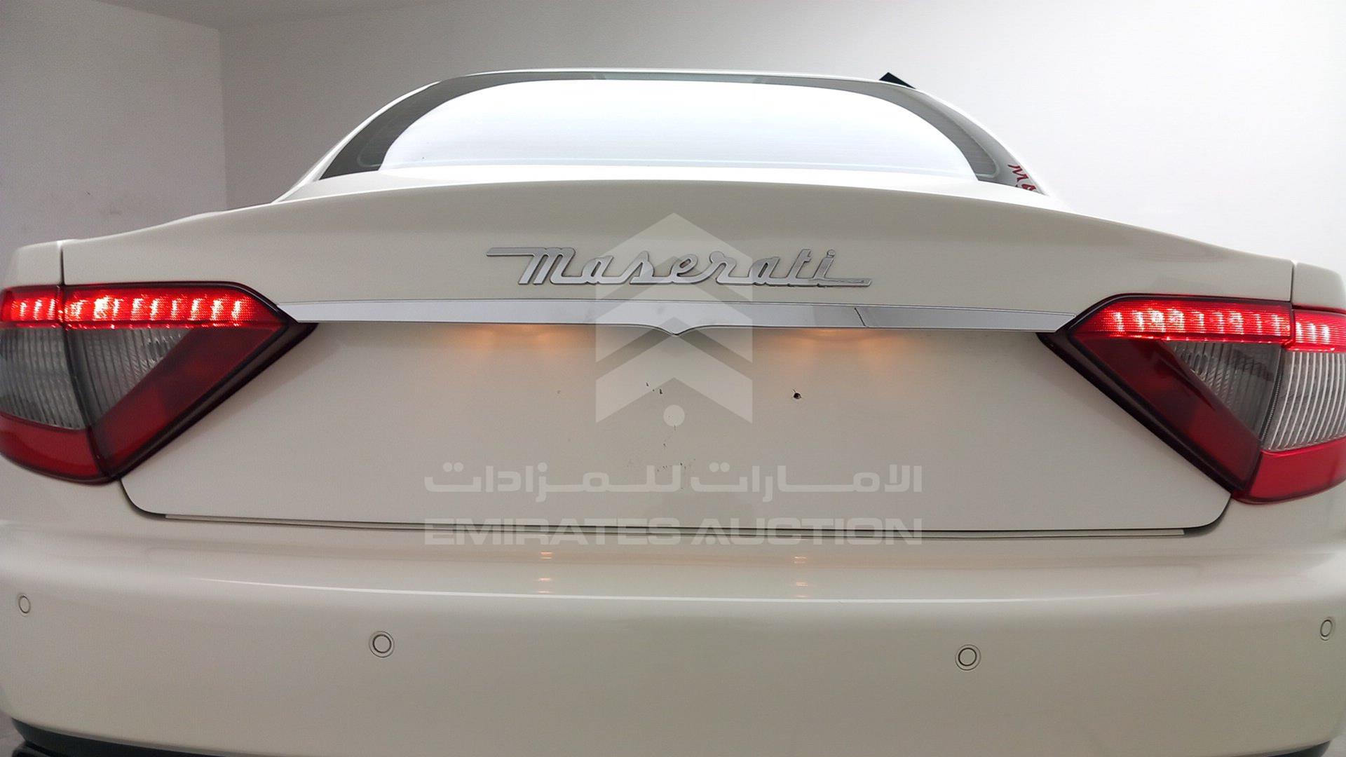 2013 MASERATI GRAN TURISMO VIN: ZAMVL45F6D0067222