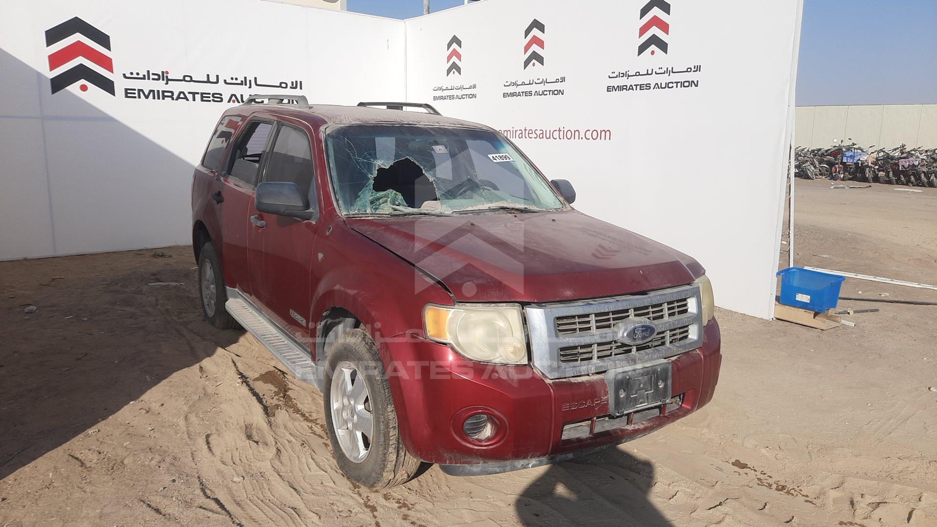 2008 FORD ESCAPE VIN: 1FMCU92158KA58936