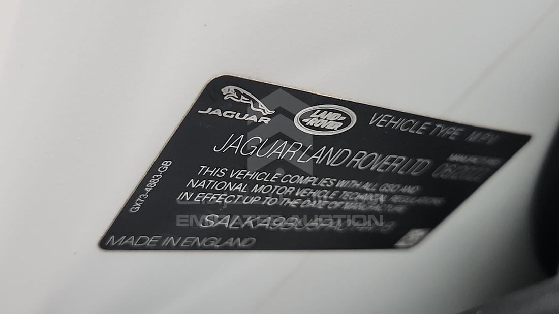 2023 Range Rover HSE — VIN on Frame — Photo 3