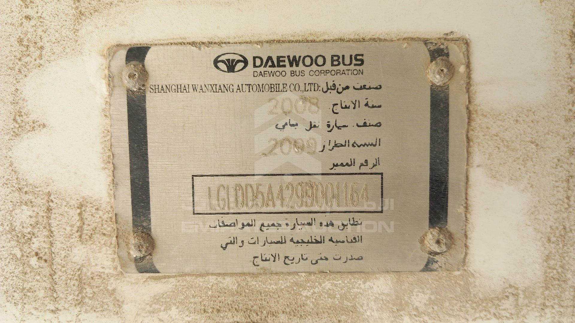 2009 DAEWOO BF106 VIN: LGLDD5A429D001164