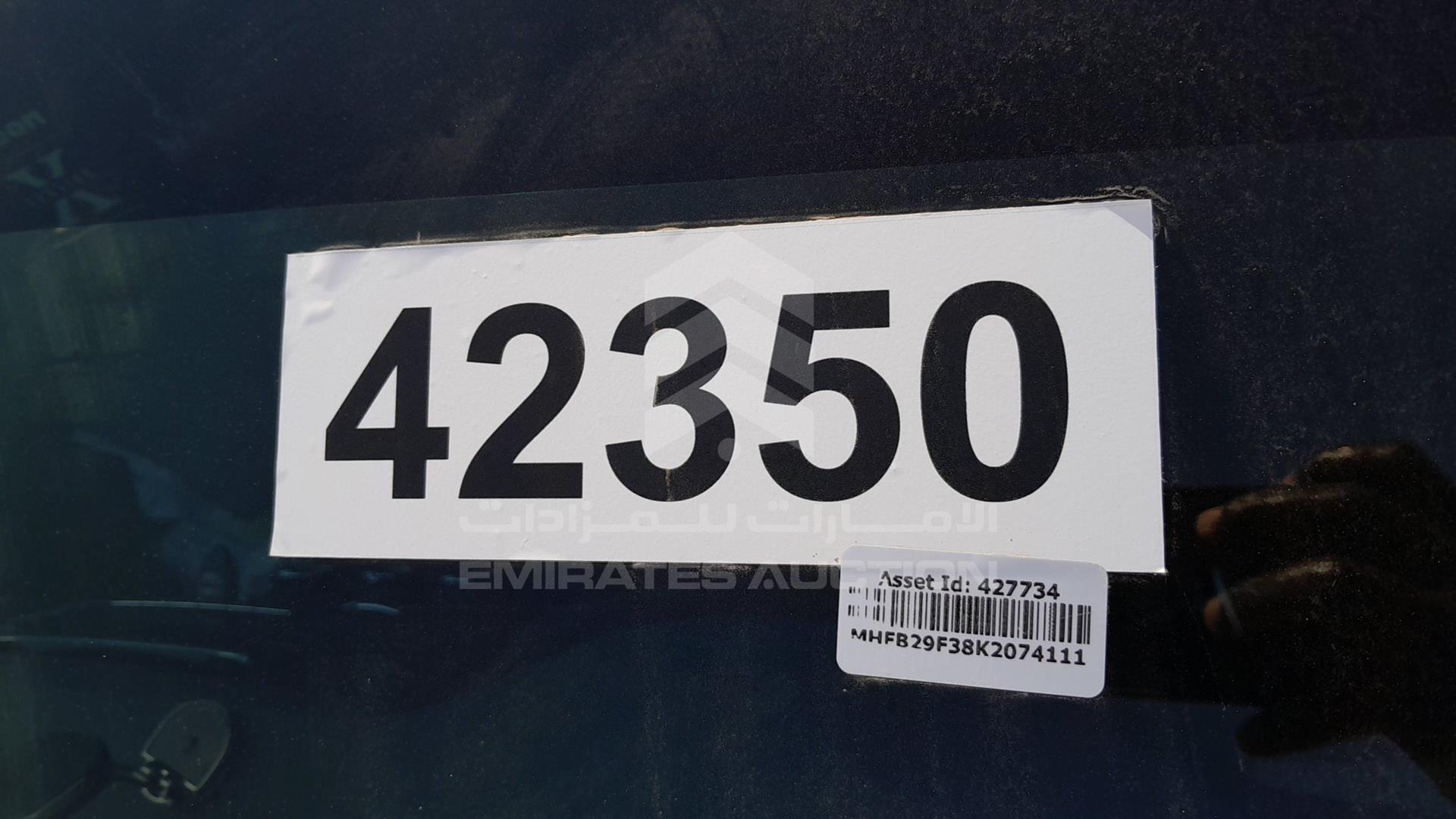 2019 TOYOTA YARIS VIN: MHFB29F38K2074111