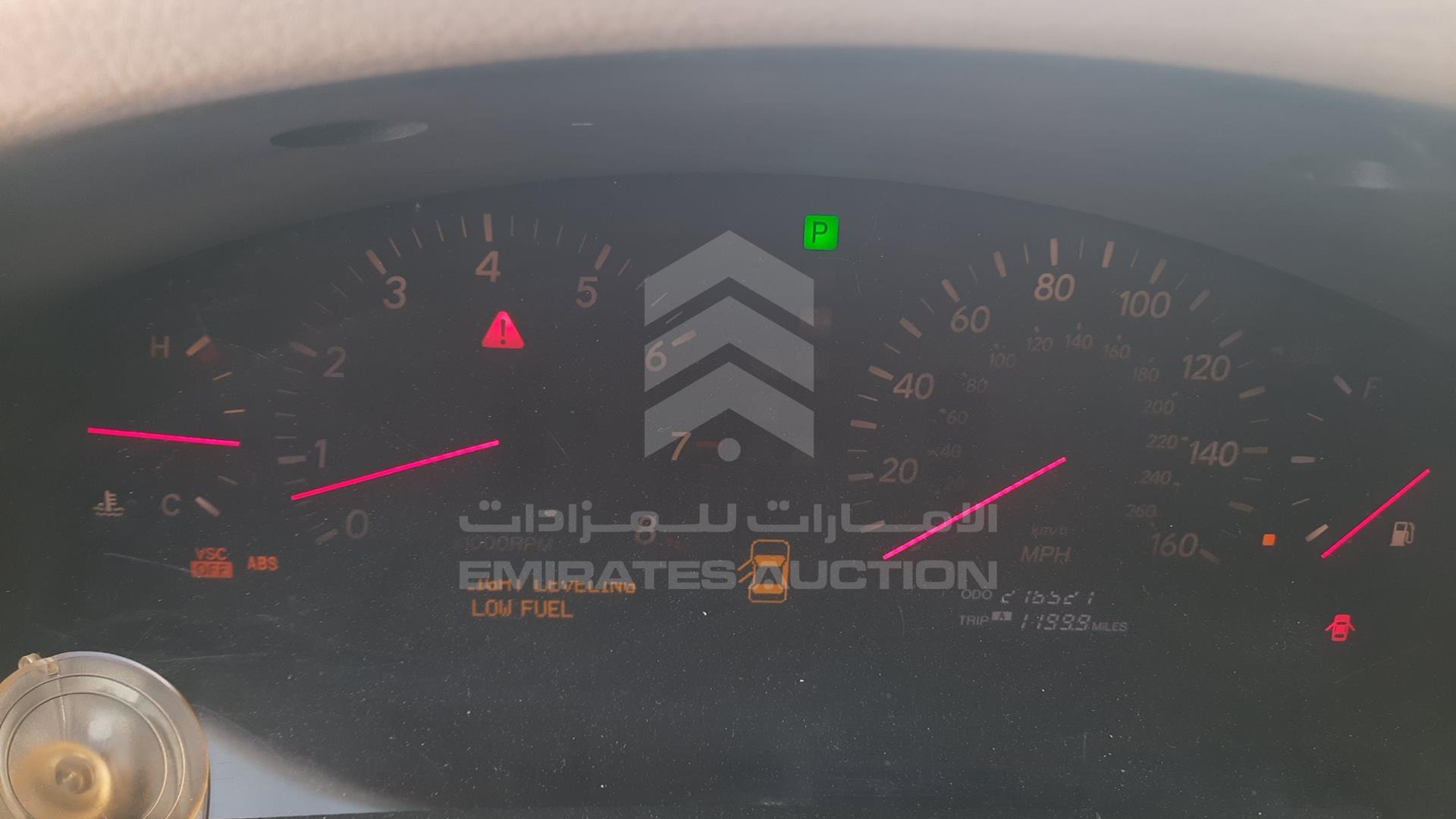 2001 LEXUS LS 430 VIN: JTHBN30F510045340