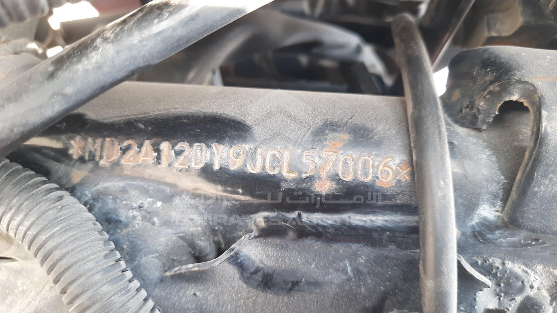 2018 BAJAJ PULSAR 180CC VIN: MD2A12DY9JCL57006