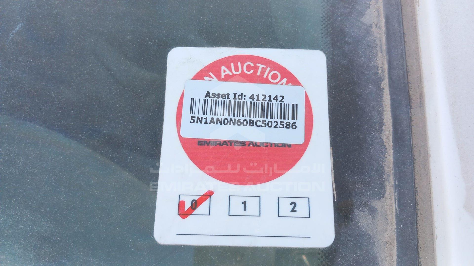 2011 NISSAN XTERRA VIN: 5N1AN0N60BC502586