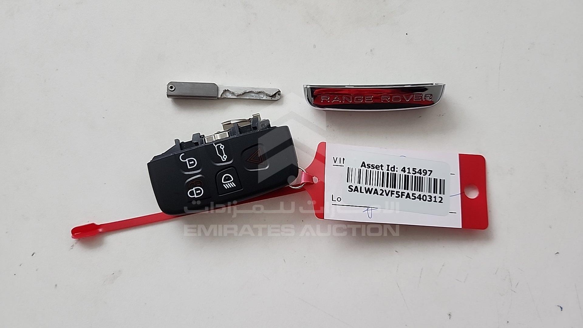 2015 RANGE ROVER SPORT VIN: SALWA2VF5FA540312