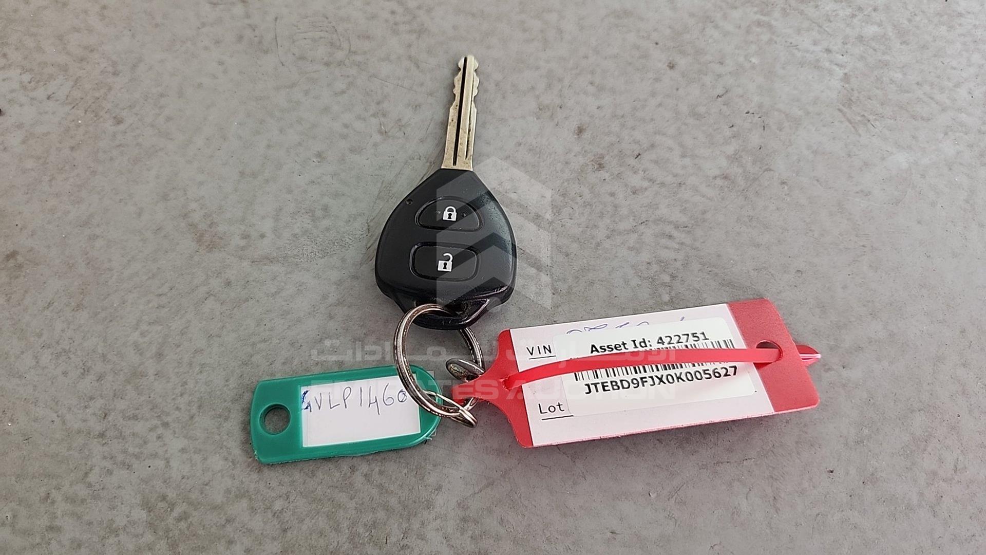 2011 TOYOTA PRADO VIN: JTEBD9FJX0K005627