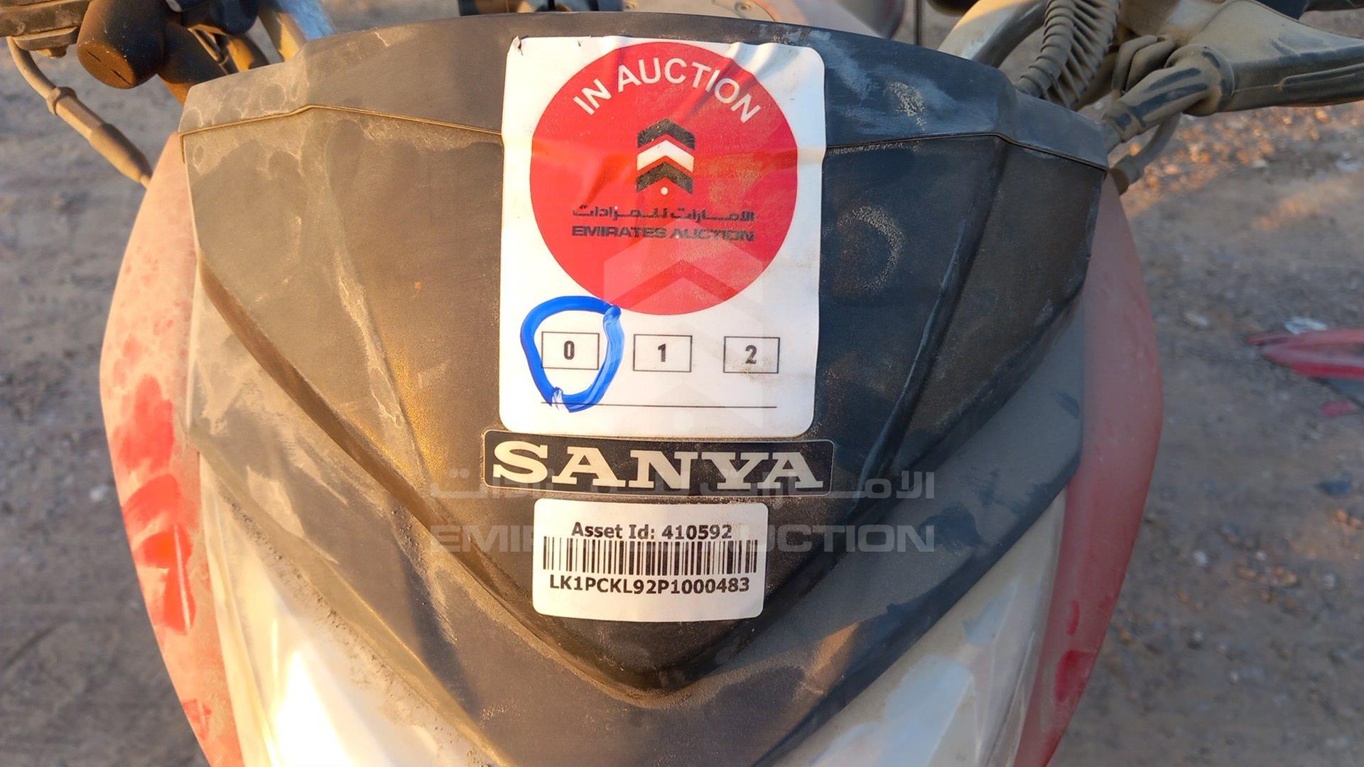2023 SANYA SY150T VIN: LK1PCKL92P1000483