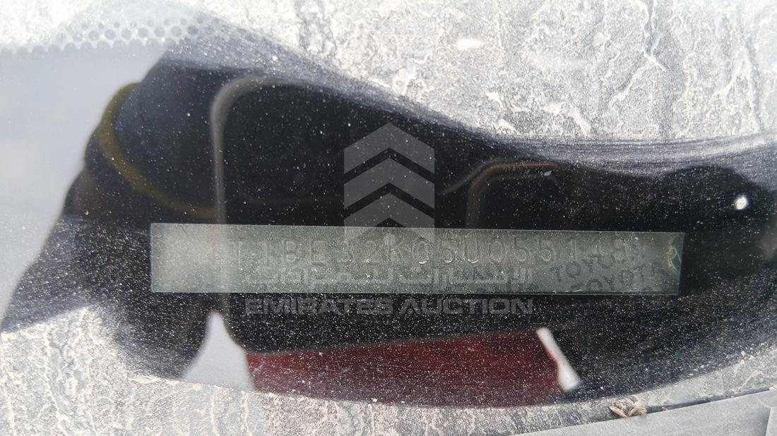 2005 Toyota Camry — VIN on Frame — Photo 3