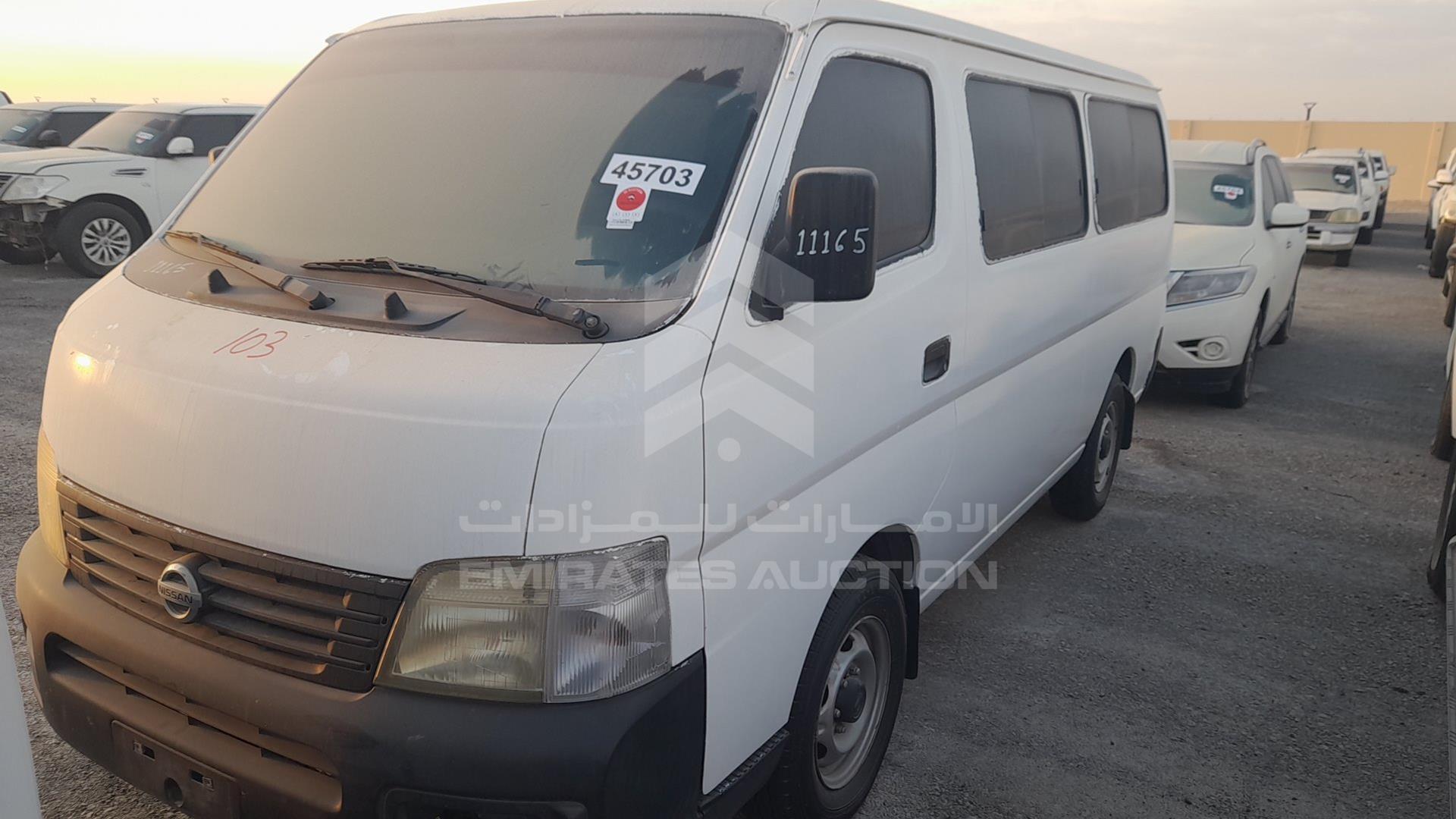 2006 NISSAN URVAN VIN: JN6FE54S56X419026