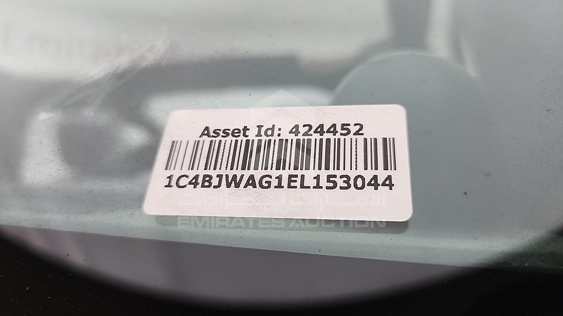 2014 JEEP WRANGLER / VIN: 1C4BJWAG1EL153044