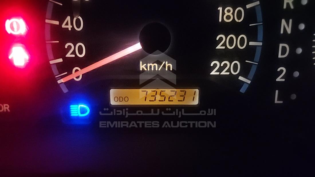 2001 Toyota Corolla — Odometer Reading — Photo 2