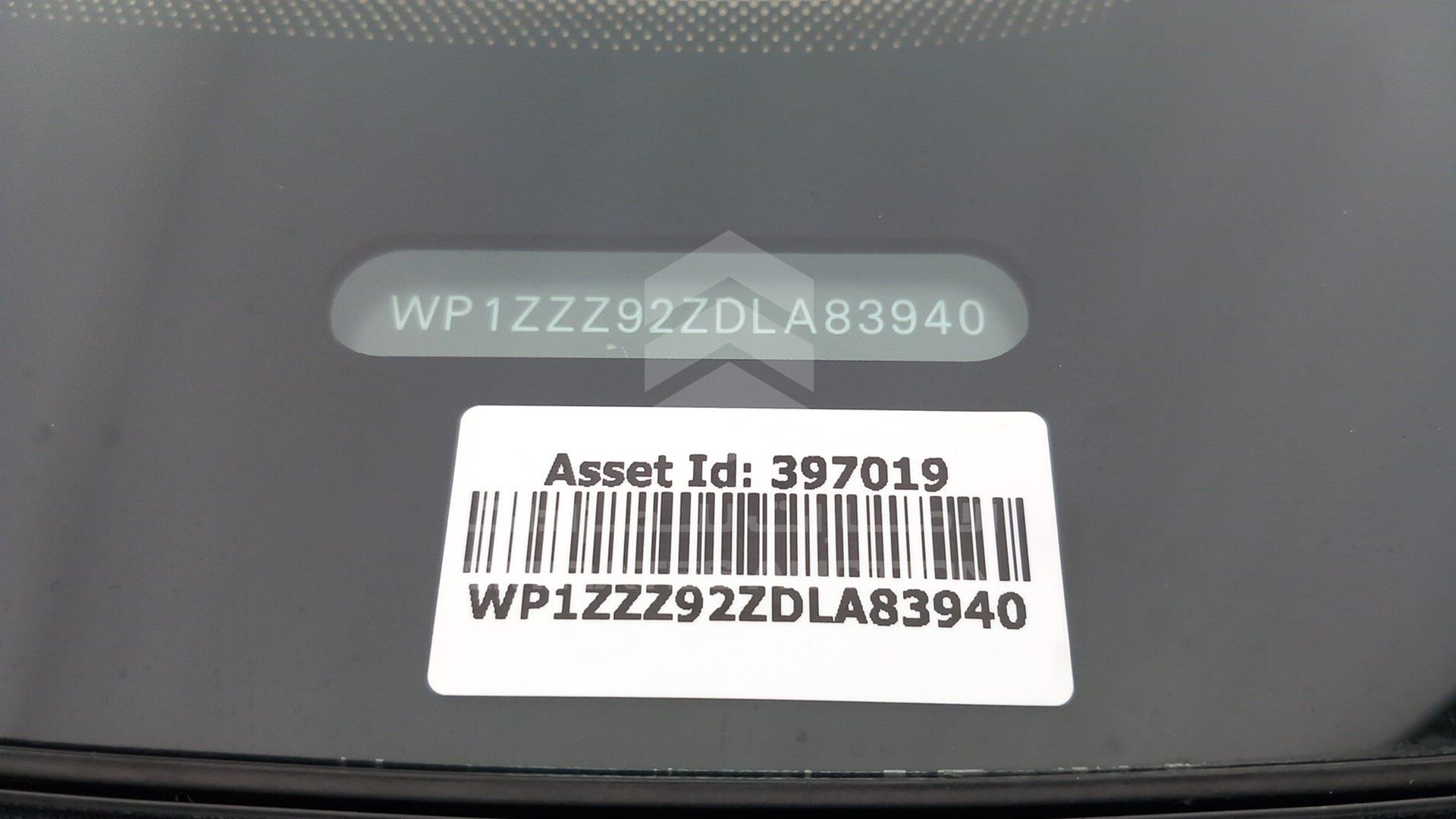 2013 PORSCHE CAYENNE VIN: WP1ZZZ92ZDLA83940