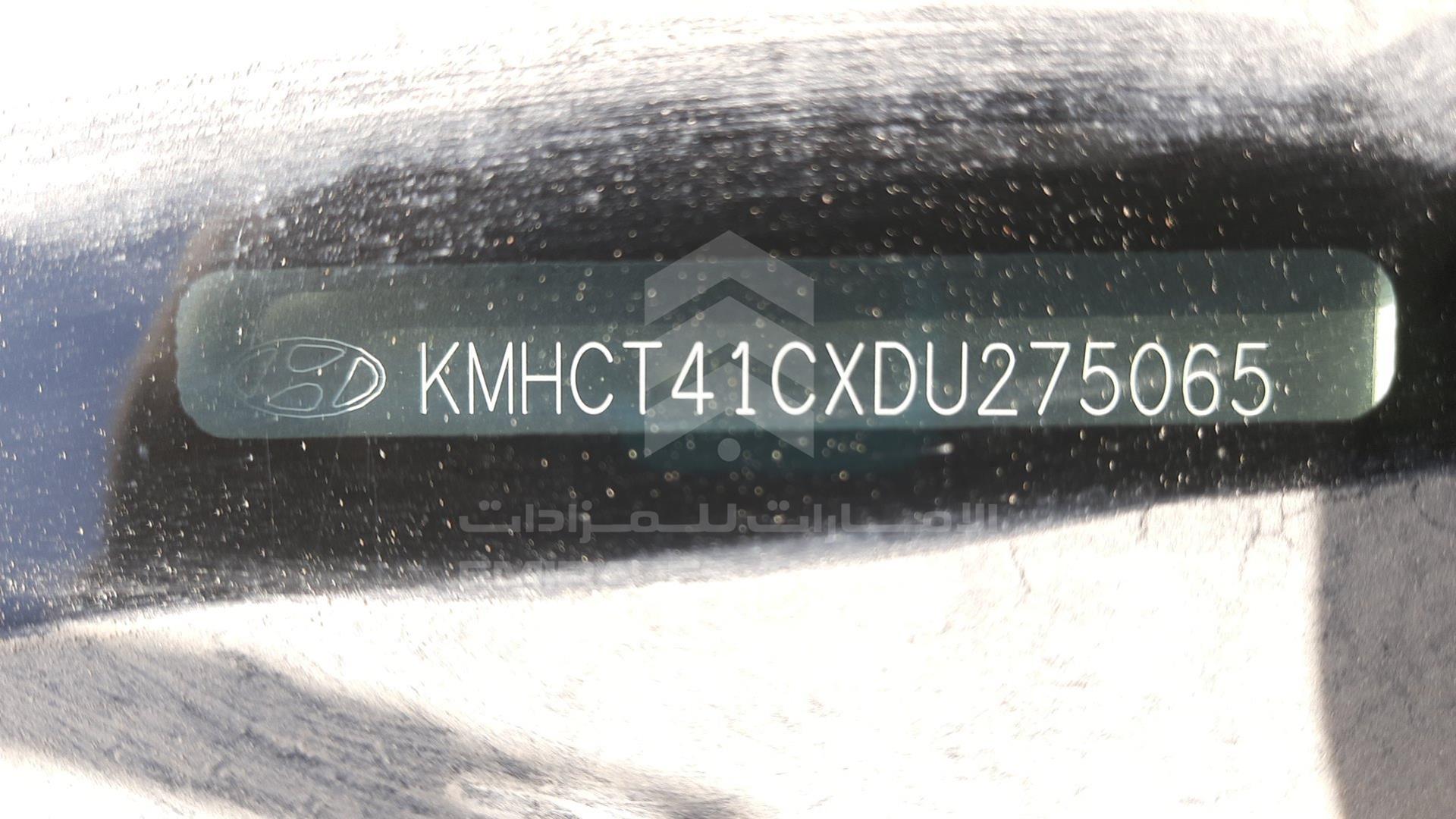 2013 HYUNDAI ACCENT VIN: KMHCT41CXDU275065