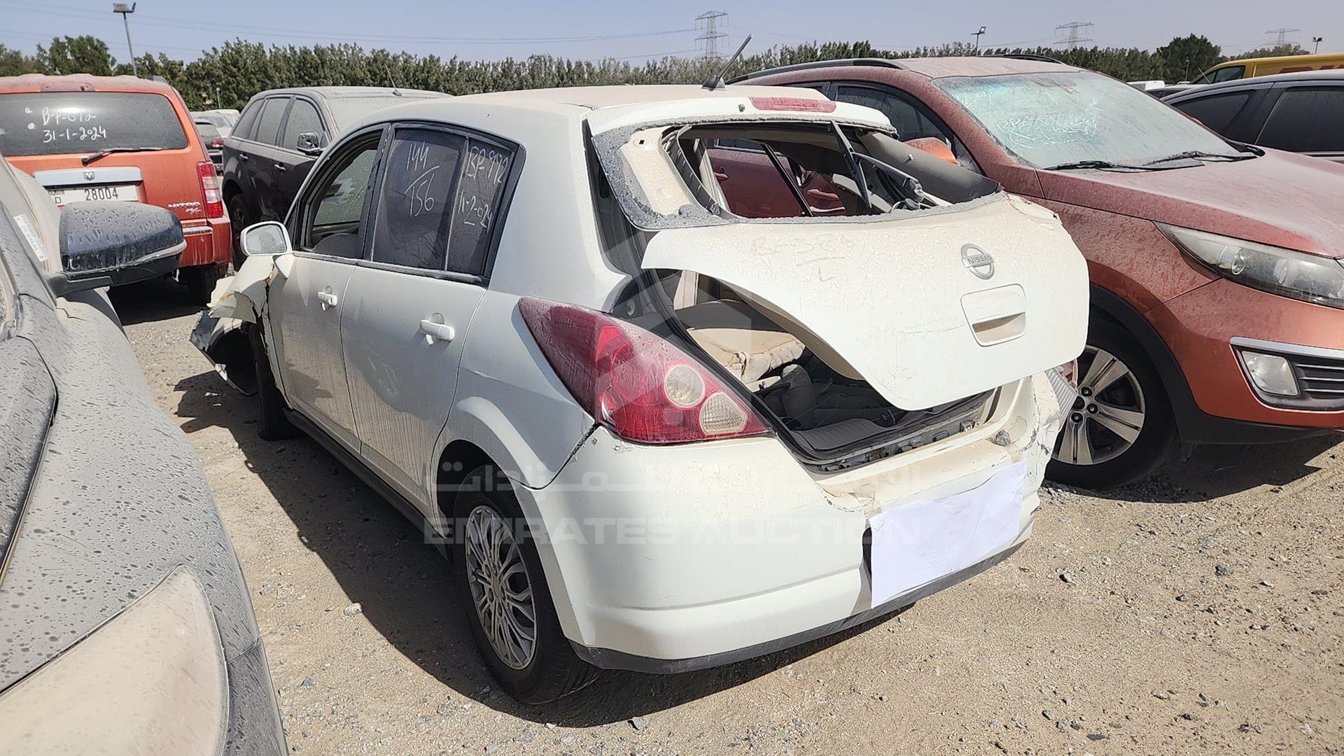 2008 NISSAN TIIDA VIN: JN1CC13CX8T013545