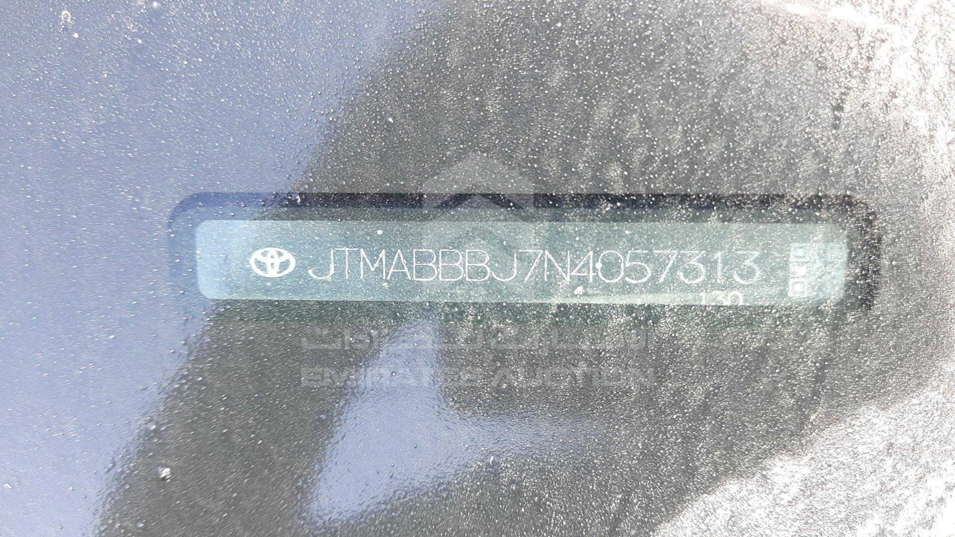 2022 TOYOTA LAND CRUISER VIN: JTMABBBJ7N4057313