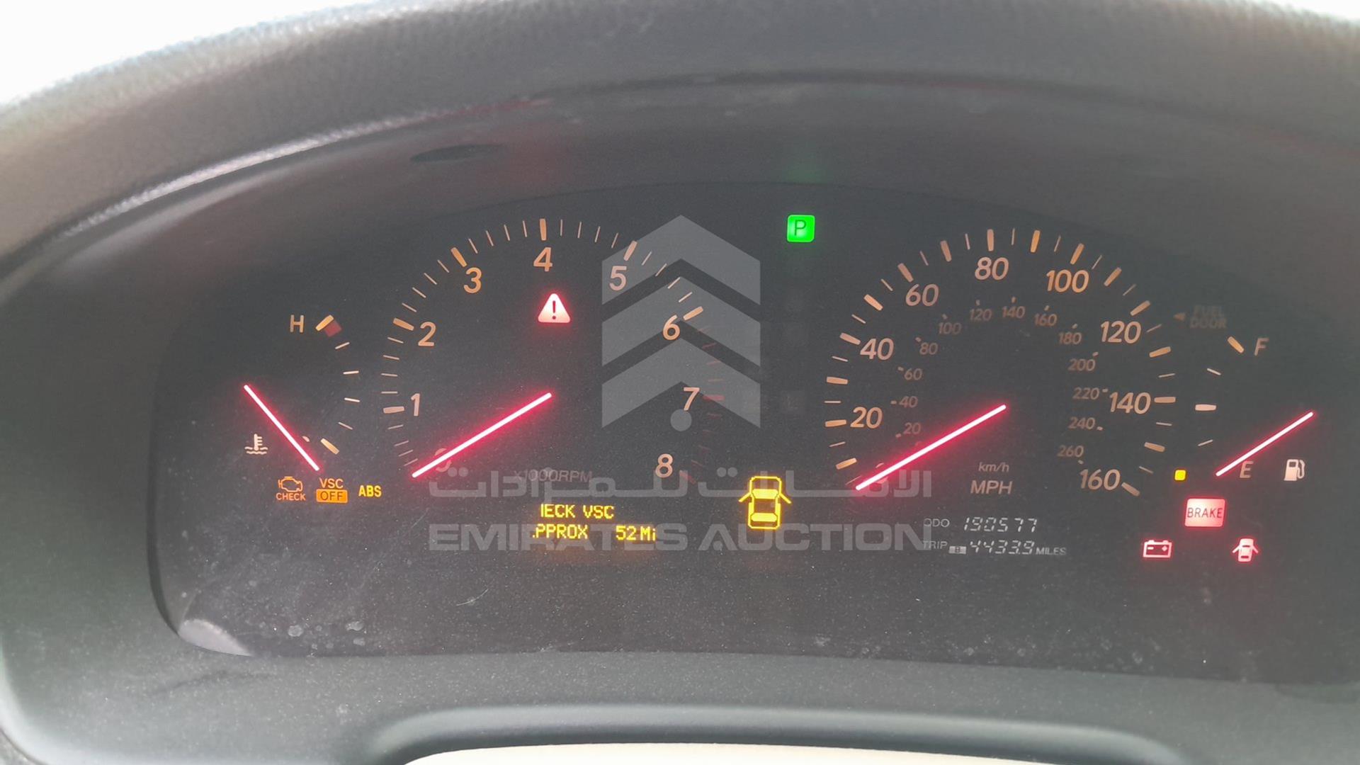 2001 LEXUS LS 430 VIN: JTHBN30F610034198