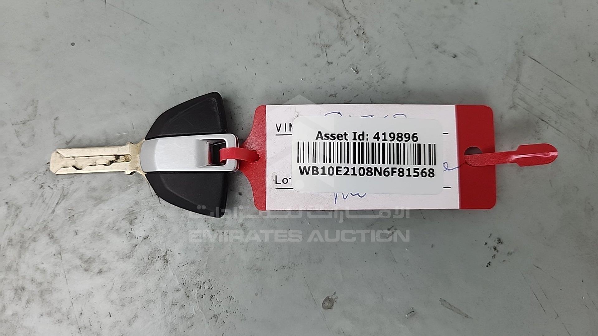 2022 BMW S 1000 VIN: WB10E2108N6F81568