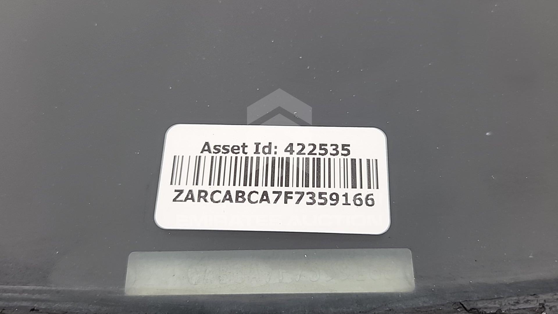 2015 ALFA ROMEO GILULIETTA VIN: ZARCABCA7F7359166