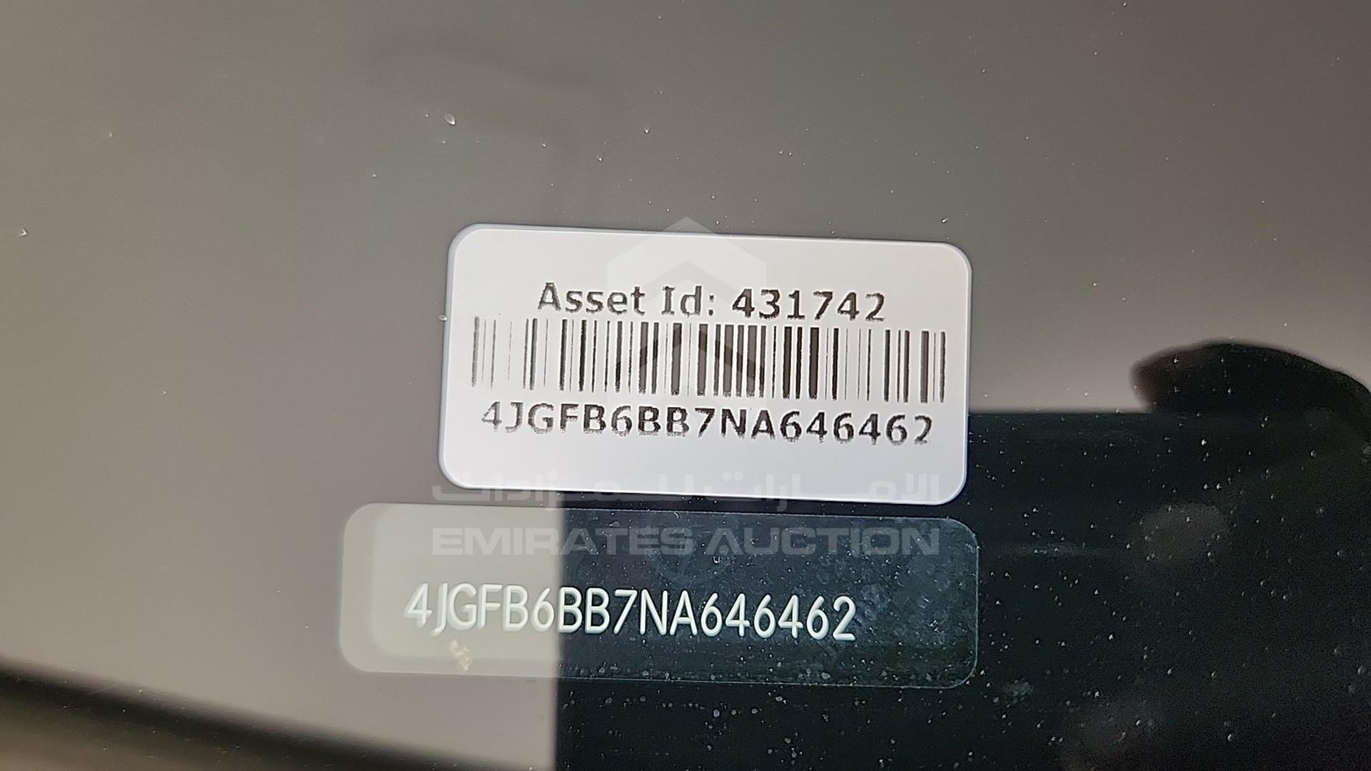 2022 MERCEDES GLE 53 VIN: 4JGFB6BB7NA646462