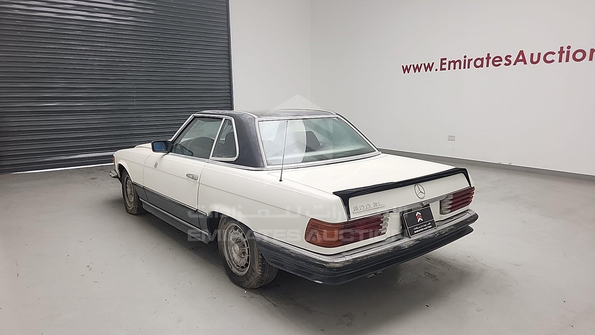 1987 MERCEDES SL 500 VIN: WDB1070461A021554