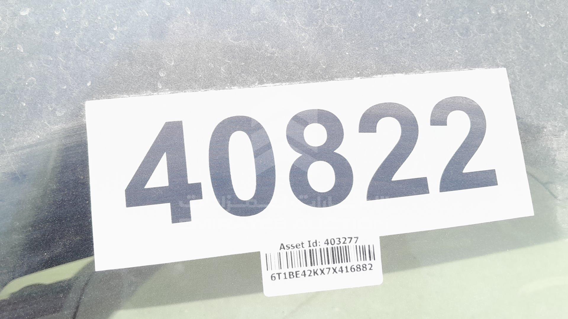 2007 TOYOTA CAMRY VIN: 6T1BE42KX7X416882