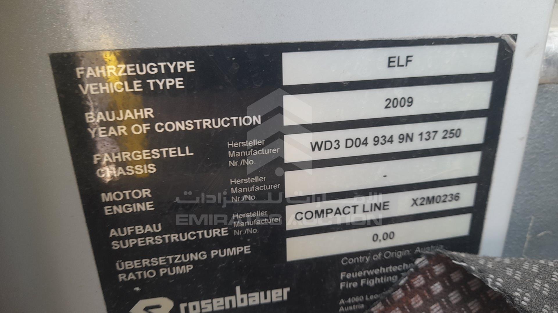 0 MERCEDES --- VIN: WD3D049349N137250