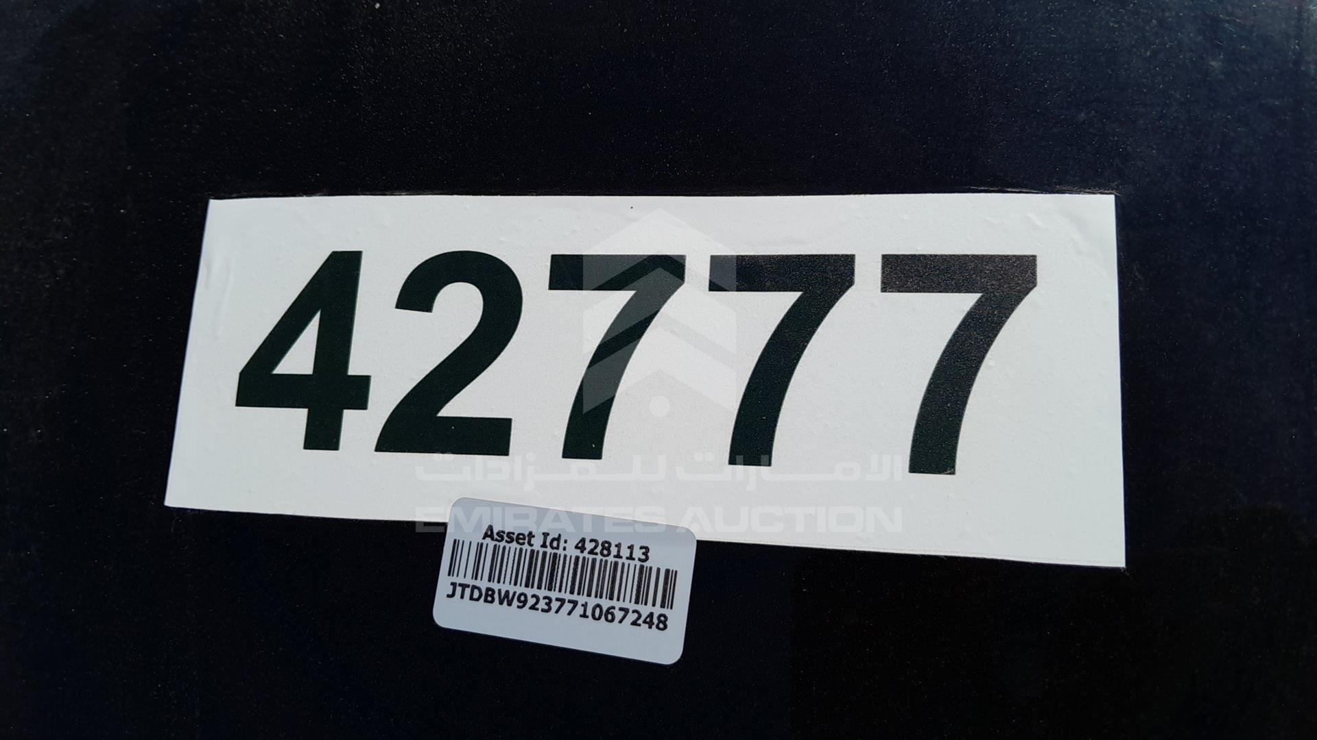 2007 TOYOTA YARIS VIN: JTDBW923771067248