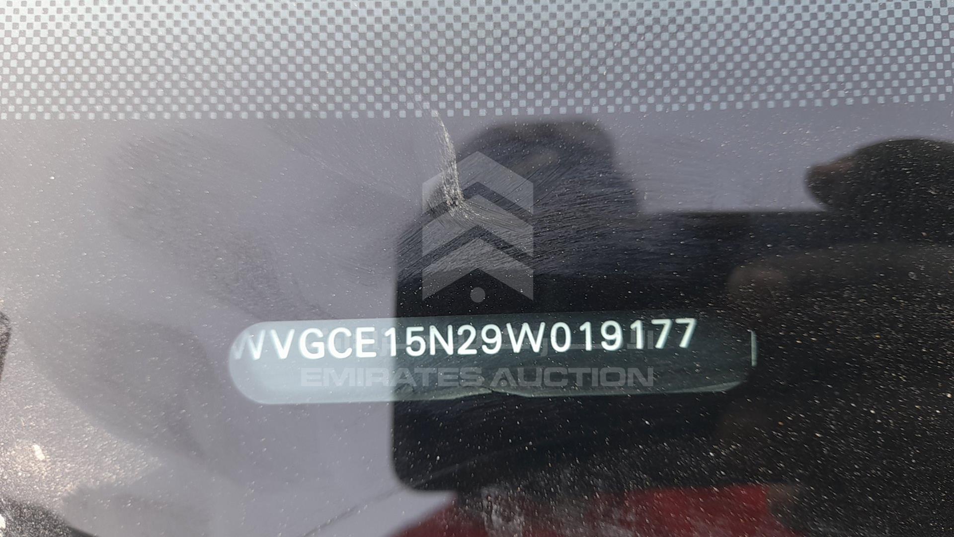 2009 VOLKSWAGEN TIGUAN VIN: WVGCE15N29W019177