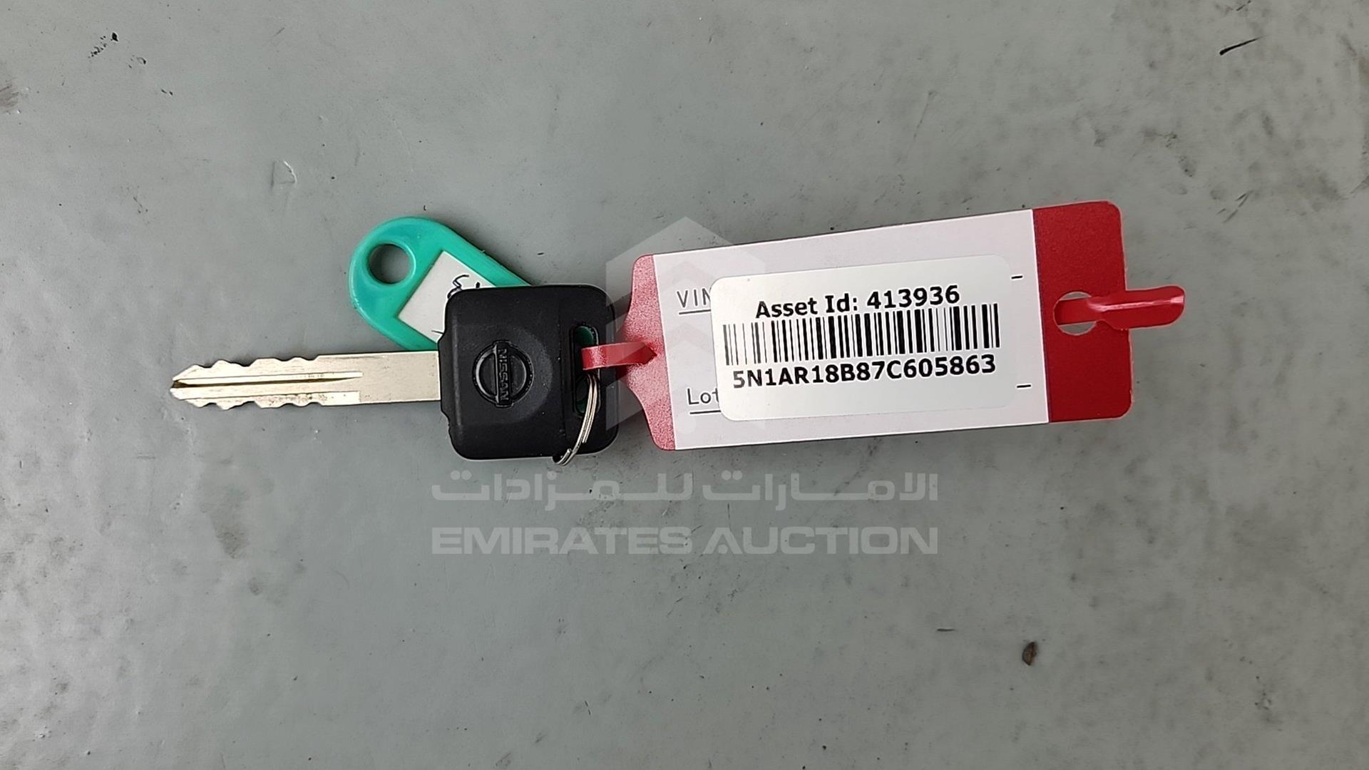 2007 NISSAN PATHFINDER VIN: 5N1AR18B87C605863